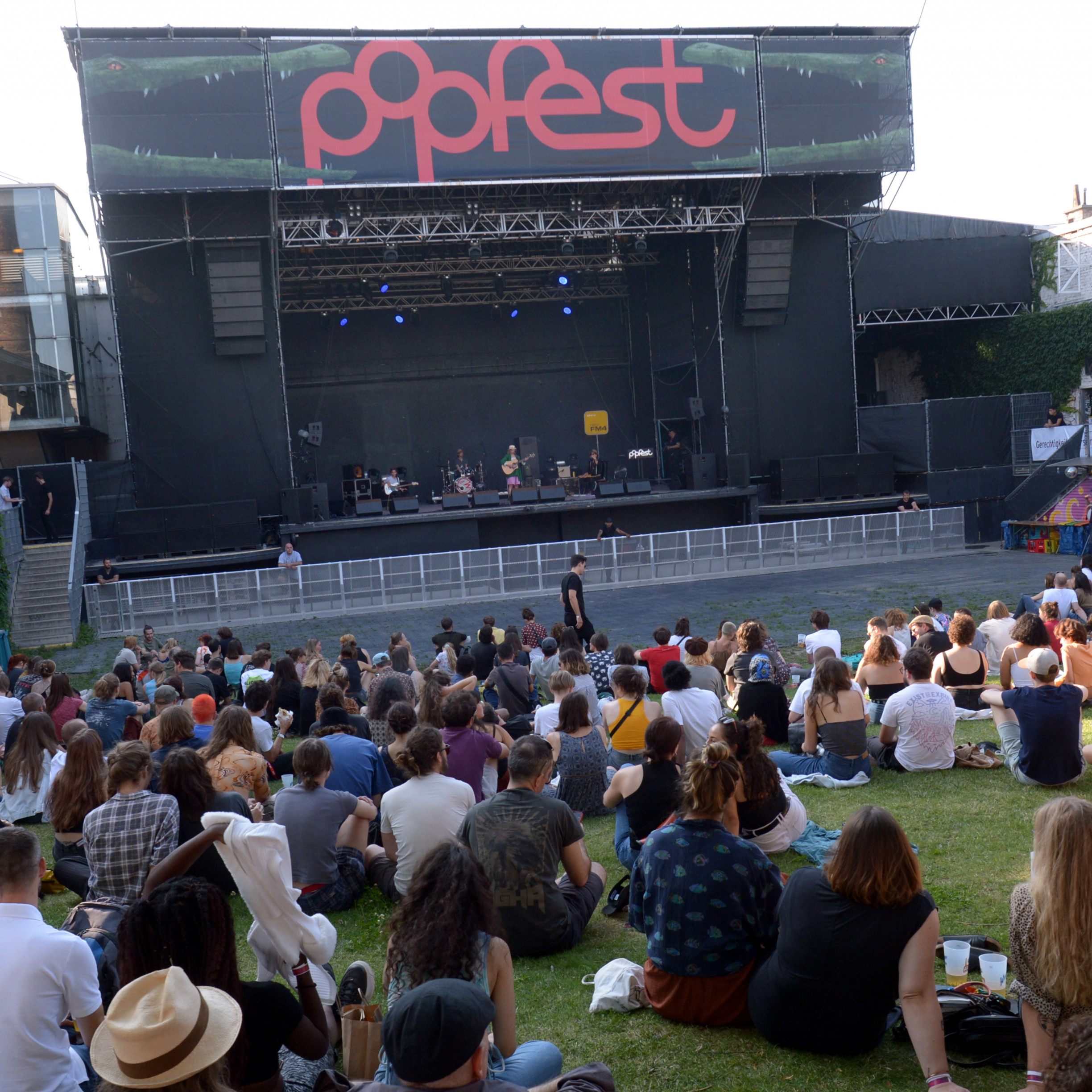 Am Donnerstag startete das Popfest Wien in der Arena.