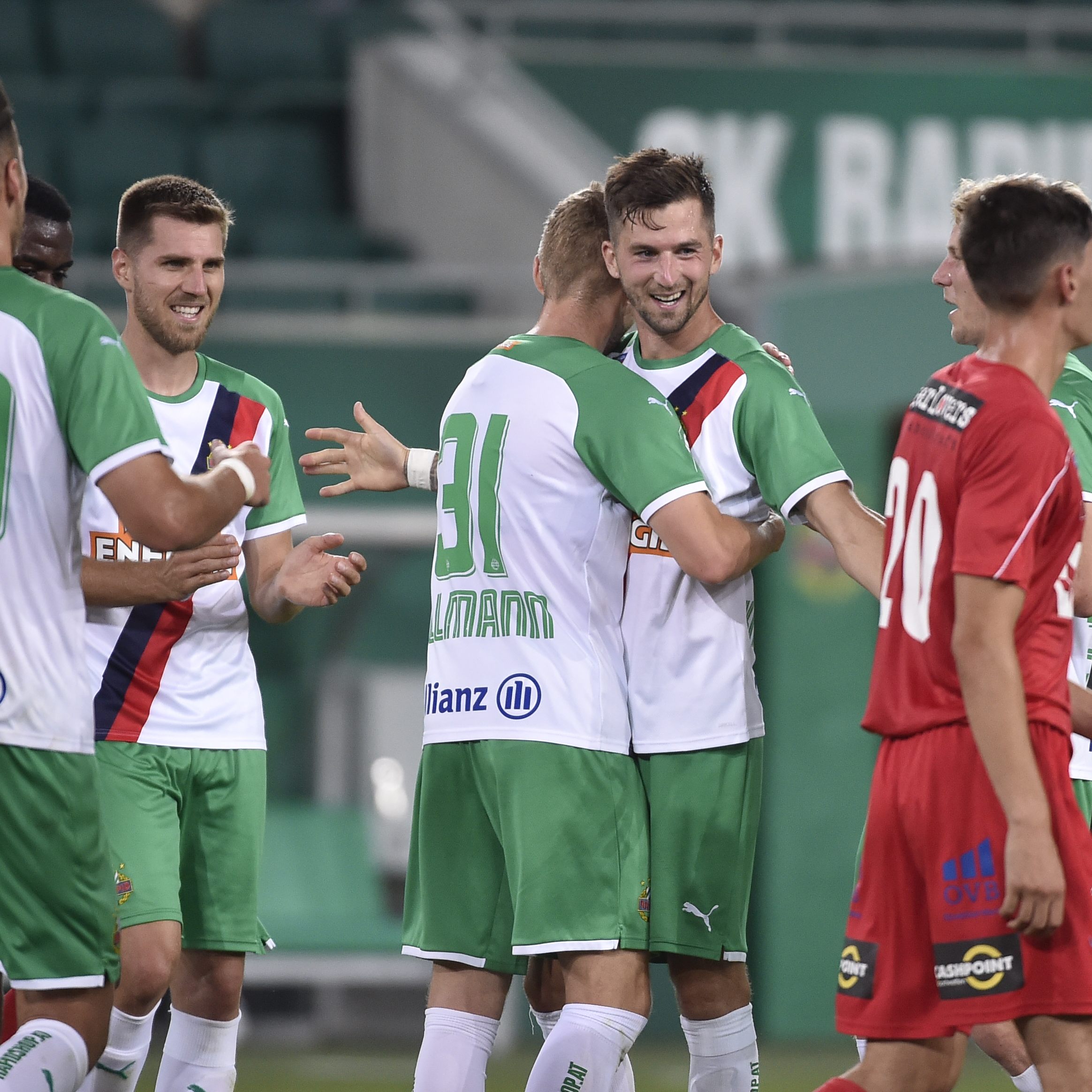 ÖFB-Cup: Rapid Wien feierte 6:0-Sieg.