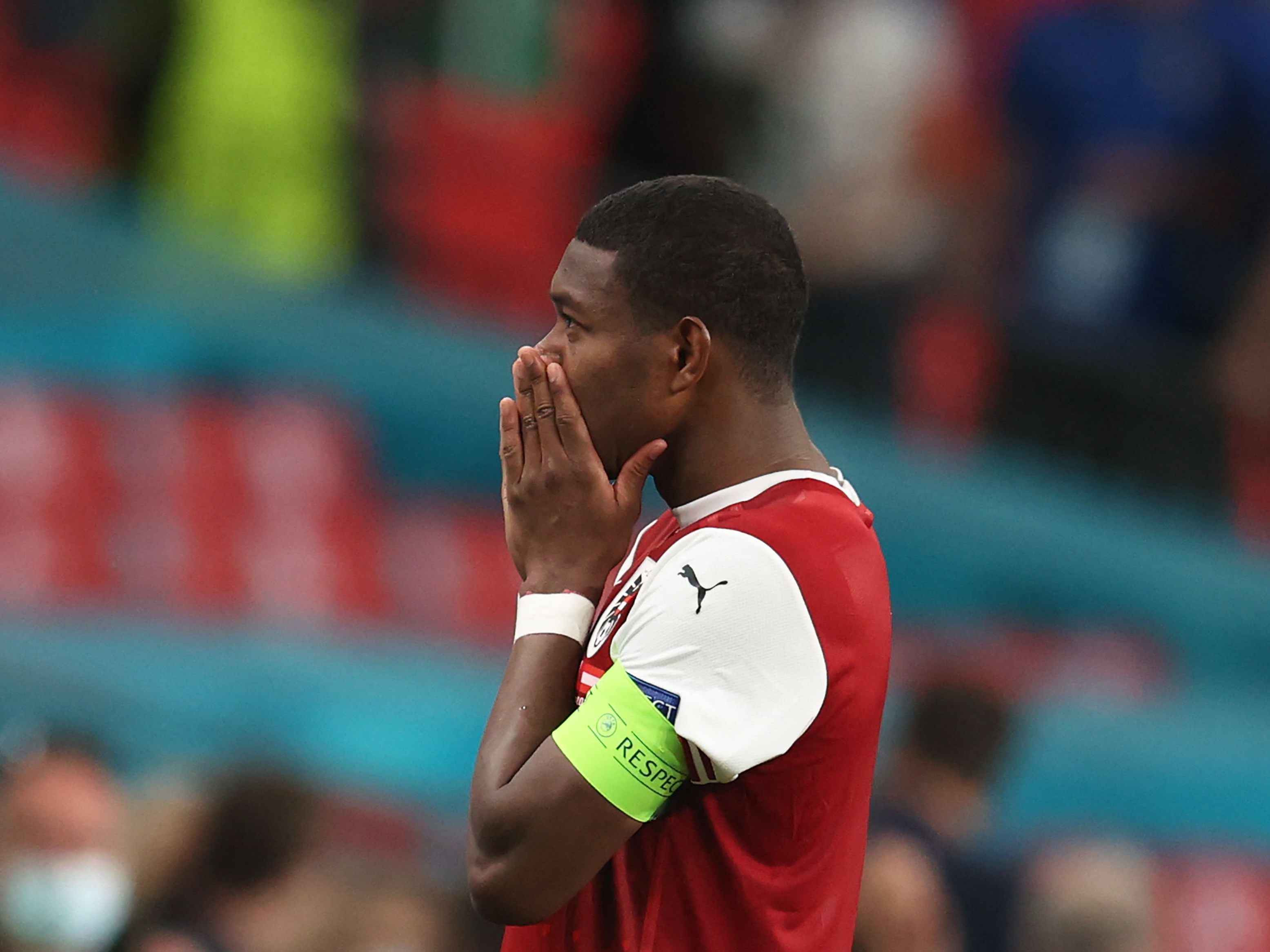 David Alaba wurde positiv auf das Coronavirus getestet. David Alaba wurde positiv auf das Coronavirus getestet.