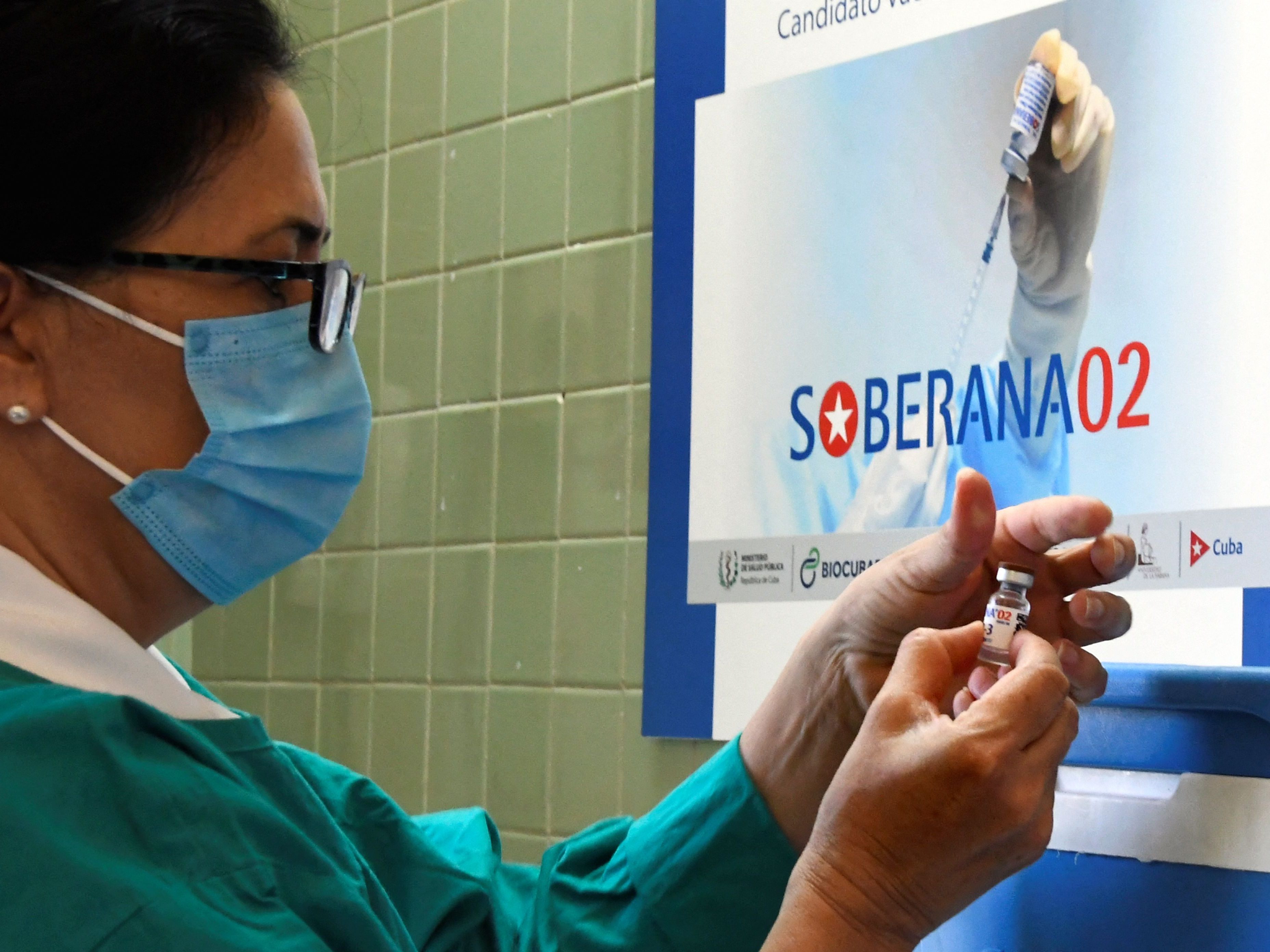 Der Corona-Impfstoff Soberana soll dreifach verabreicht werden. Der Corona-Impfstoff Soberana soll dreifach verabreicht werden.