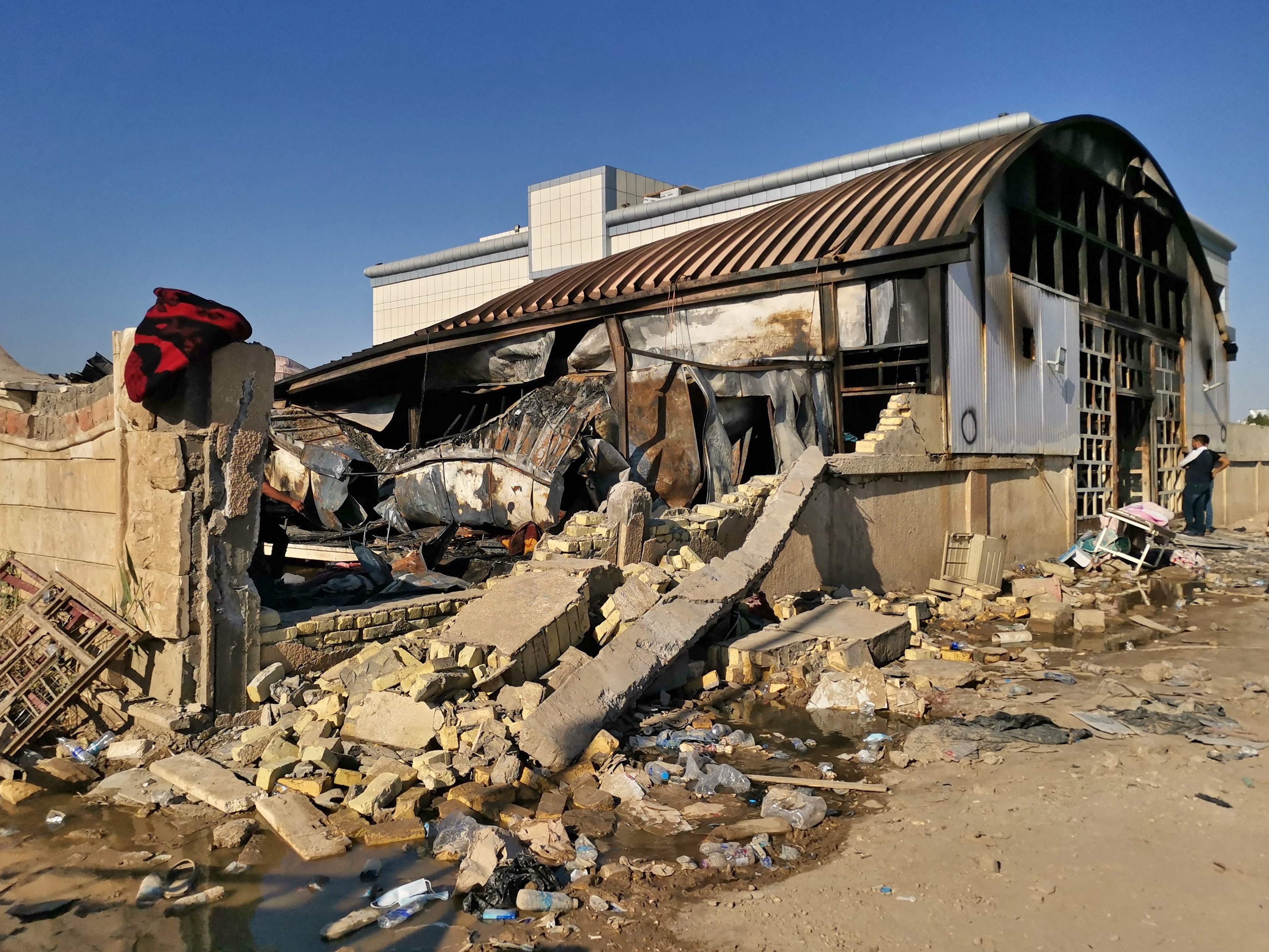 Bei einer Explosion im Irak wurden mindestens 40 Menschen getötet. Bei einer Explosion im Irak wurden mindestens 40 Menschen getötet.