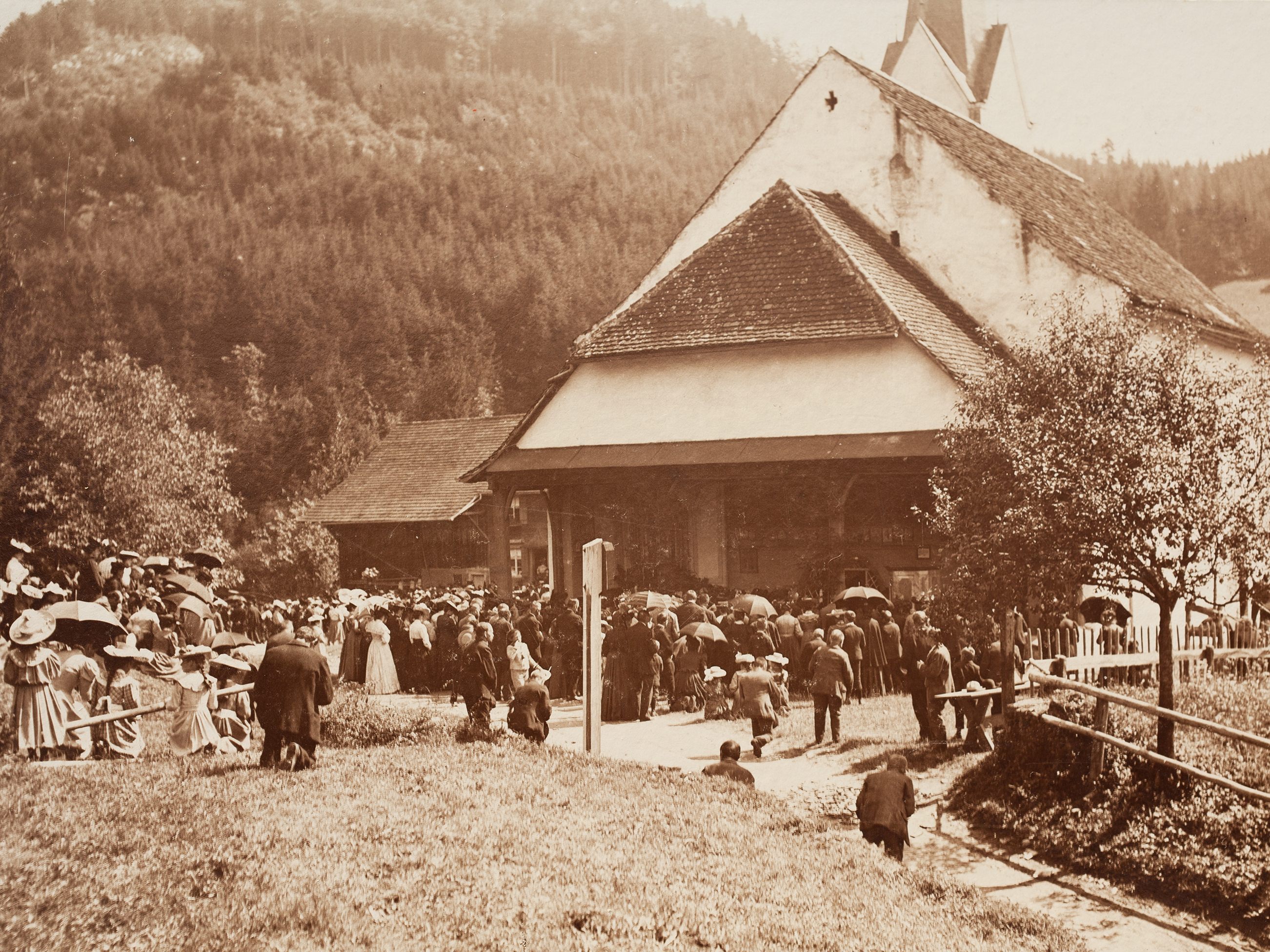Foto aus 1900 vom Annatag in St. Arbogast Foto aus 1900 vom Annatag in St. Arbogast