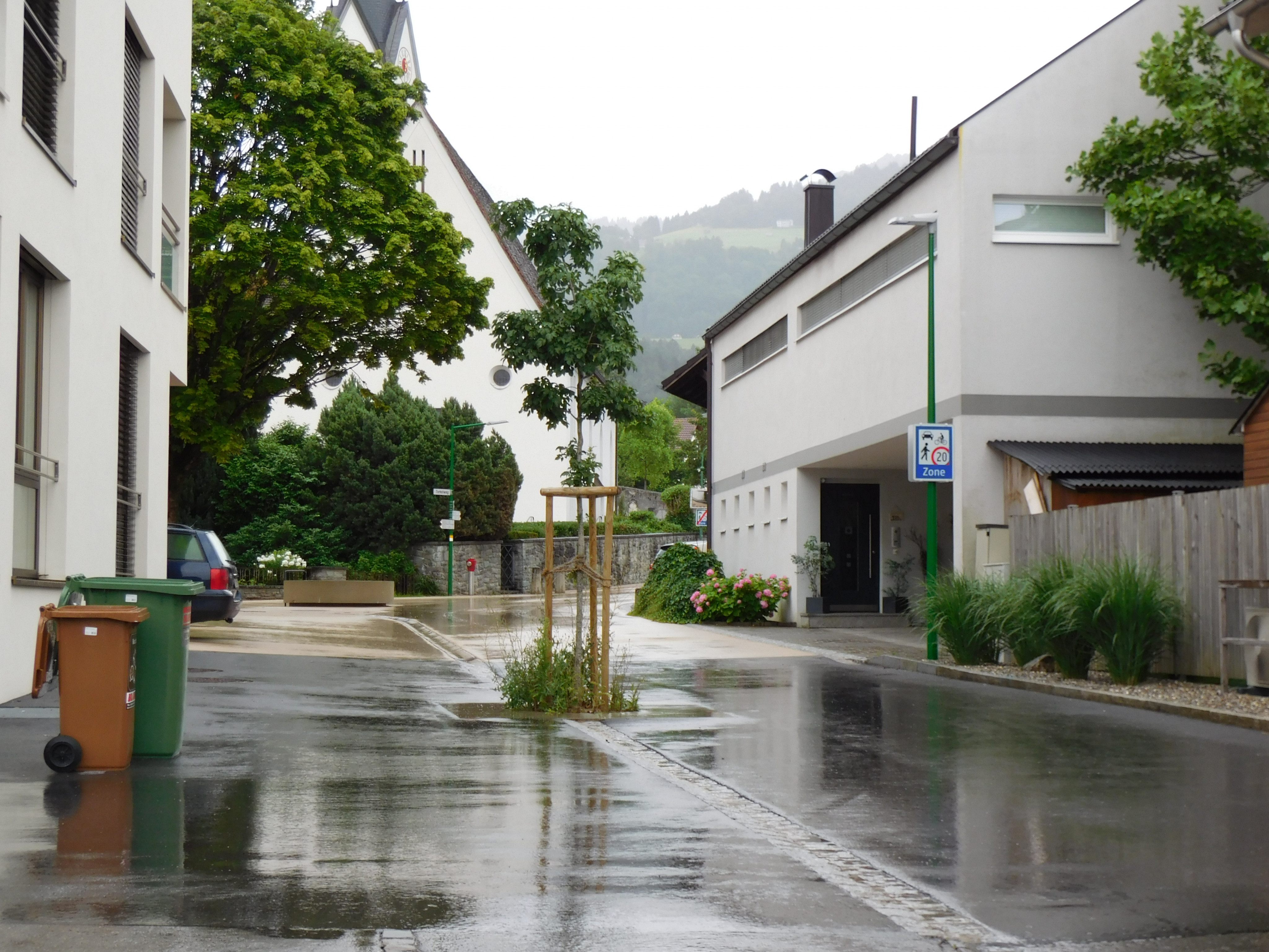 Im Bereich rund um Begegnungszone beim Winkelbrunnen gibt es künftig ein allgemeines Fahrverbot Im Bereich rund um Begegnungszone beim Winkelbrunnen gibt es künftig ein allgemeines Fahrverbot