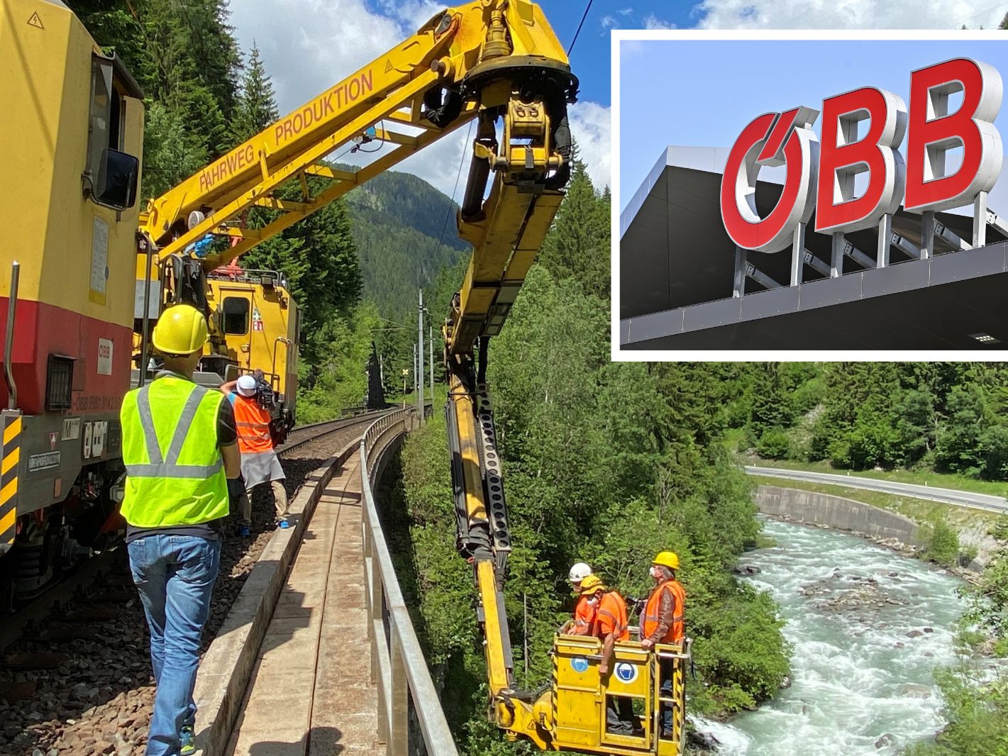 Nach vier Wochen ist die Arlbergbahnstrecke wieder frei. Nach vier Wochen ist die Arlbergbahnstrecke wieder frei.