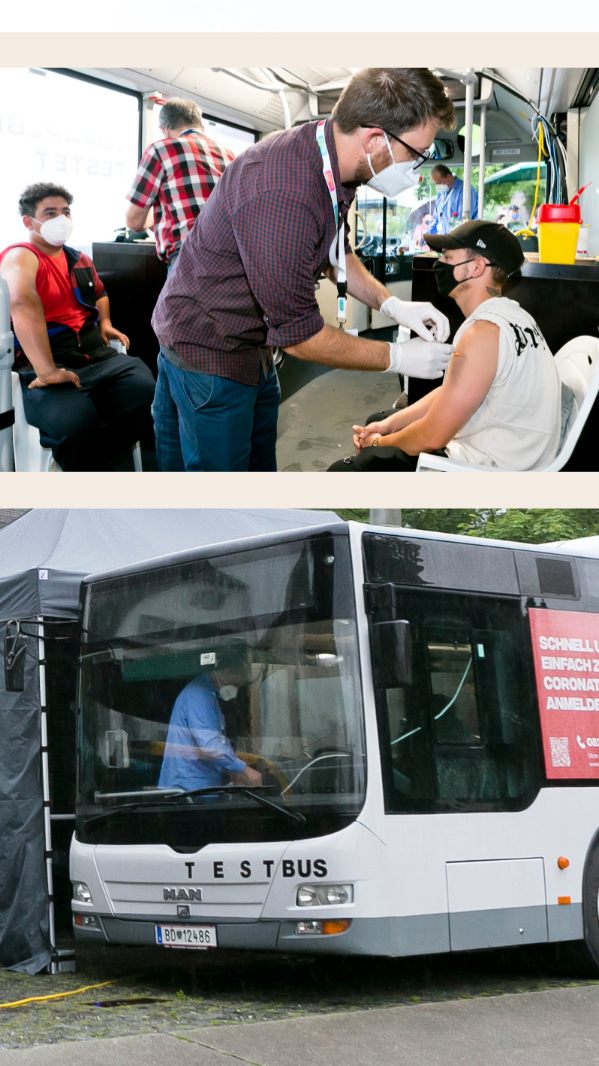 Der Impfbus ist kommende Woche wieder unterwegs.