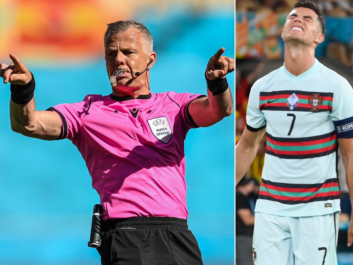 Mbappe, die Schiedsrichter, Cristiano Ronaldo - alle drei tauchen in der Auflistung der Tops und Flops auf - an unterschiedlicher Stelle. Mbappe, die Schiedsrichter, Cristiano Ronaldo - alle drei tauchen in der Auflistung der Tops und Flops auf - an unterschiedlicher Stelle.