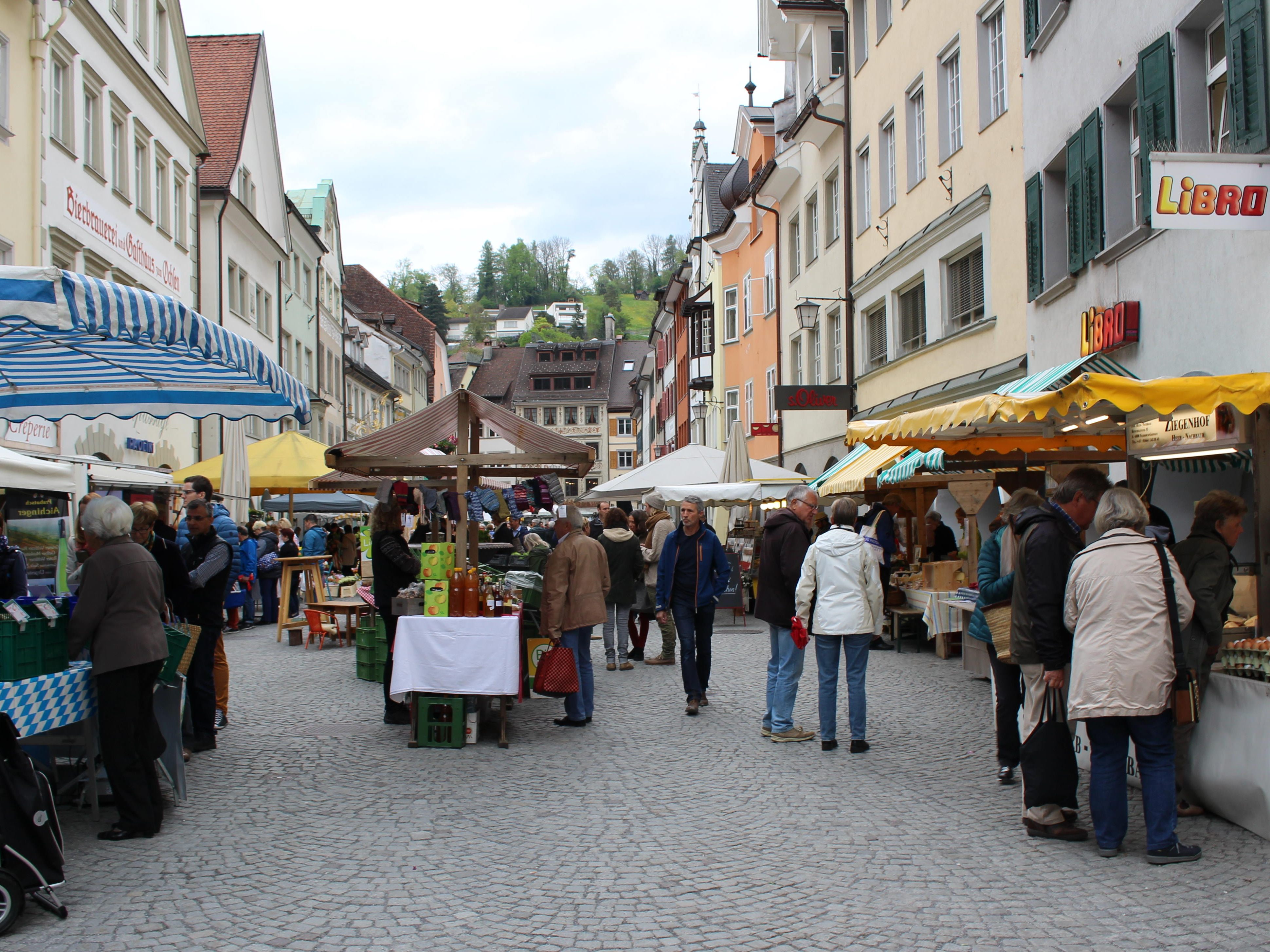 Wochenmarkt wird dienstags wieder in der Marktgasse vereint.