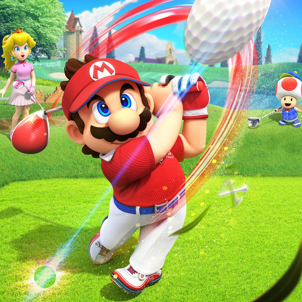 Mit Mario und seinen Freunden auf den Golfplatz.