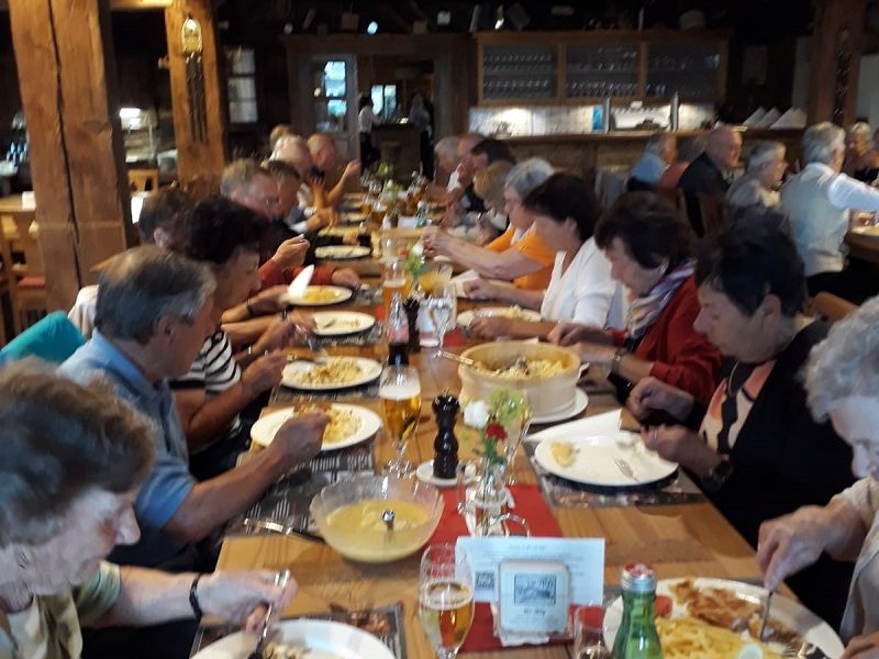 PVÖ Rheindelta fuhr zum Kässpätzle-Essen