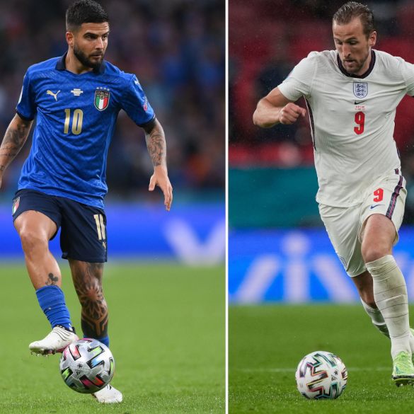 Italien gegen England im Finale der EURO2020