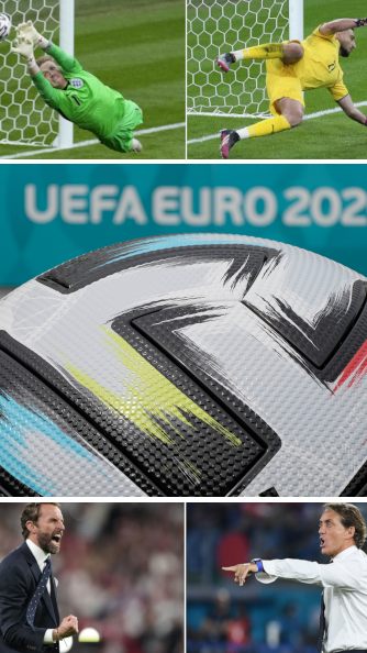 Italien gegen England im Finale der EURO2020