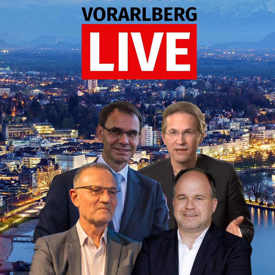 Gerald Knaus, Armin Fidler und Markus Wallner zu Gast bei "Vorarlberg LIVE".