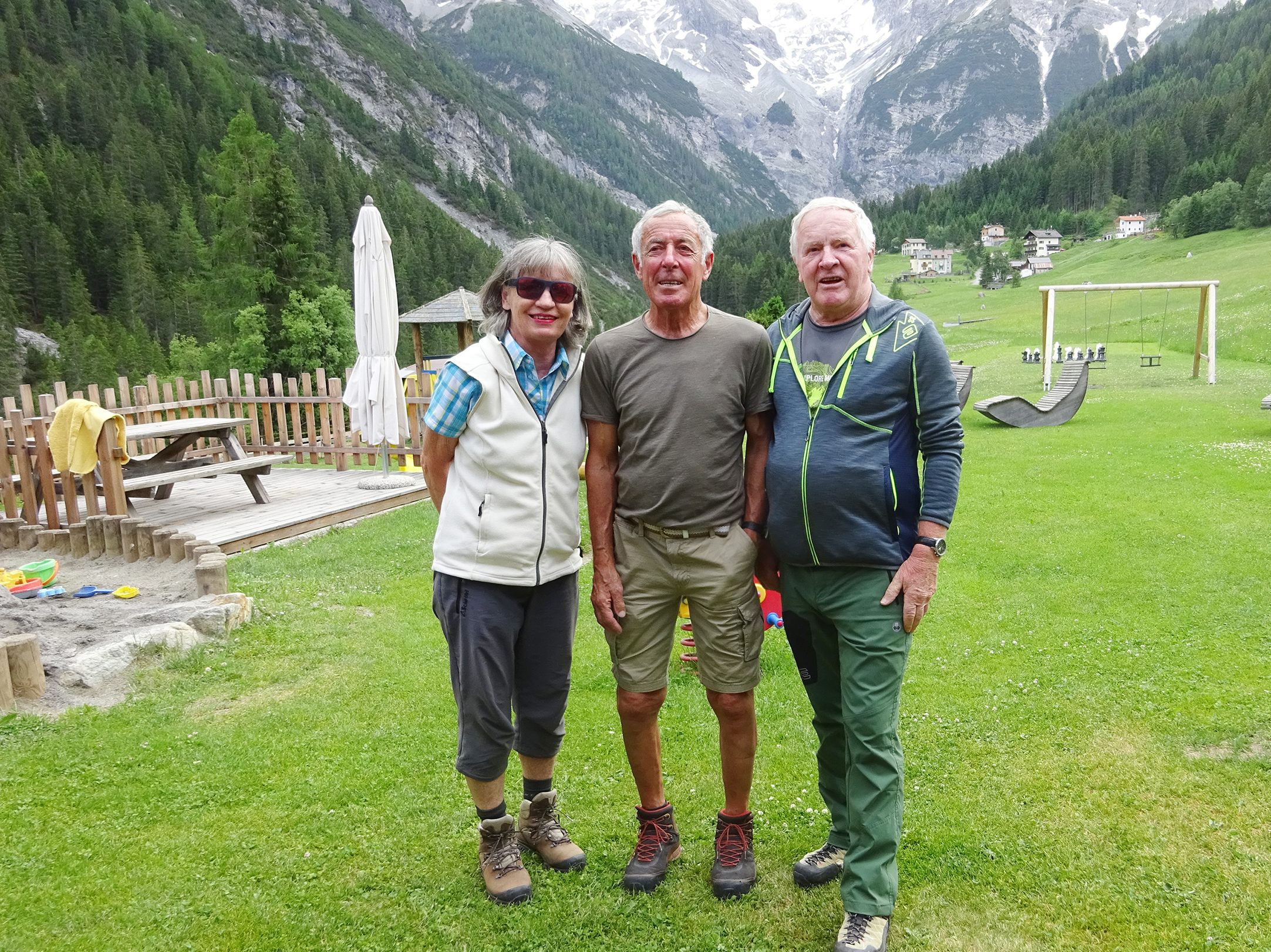 Wir besuchten auch Gustav Thöni bei der Wanderwoche vom Seniorenbund im Vinschgau