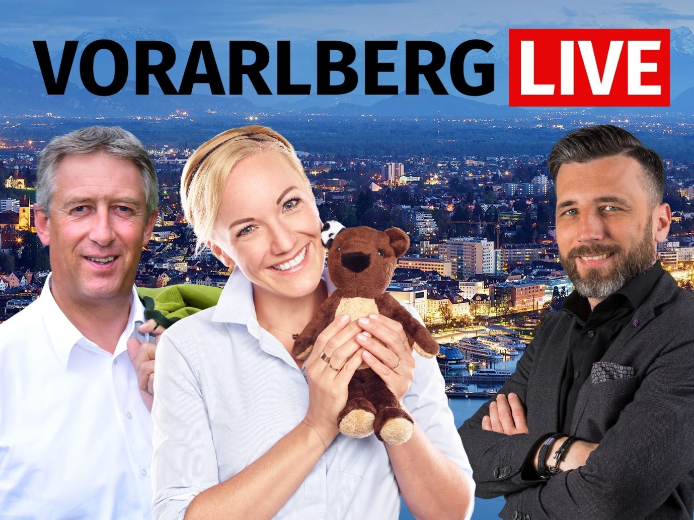 Stefan Jochum und Ingrid Hofer zu Gast bei "Vorarlberg LIVE". Stefan Jochum und Ingrid Hofer zu Gast bei "Vorarlberg LIVE".