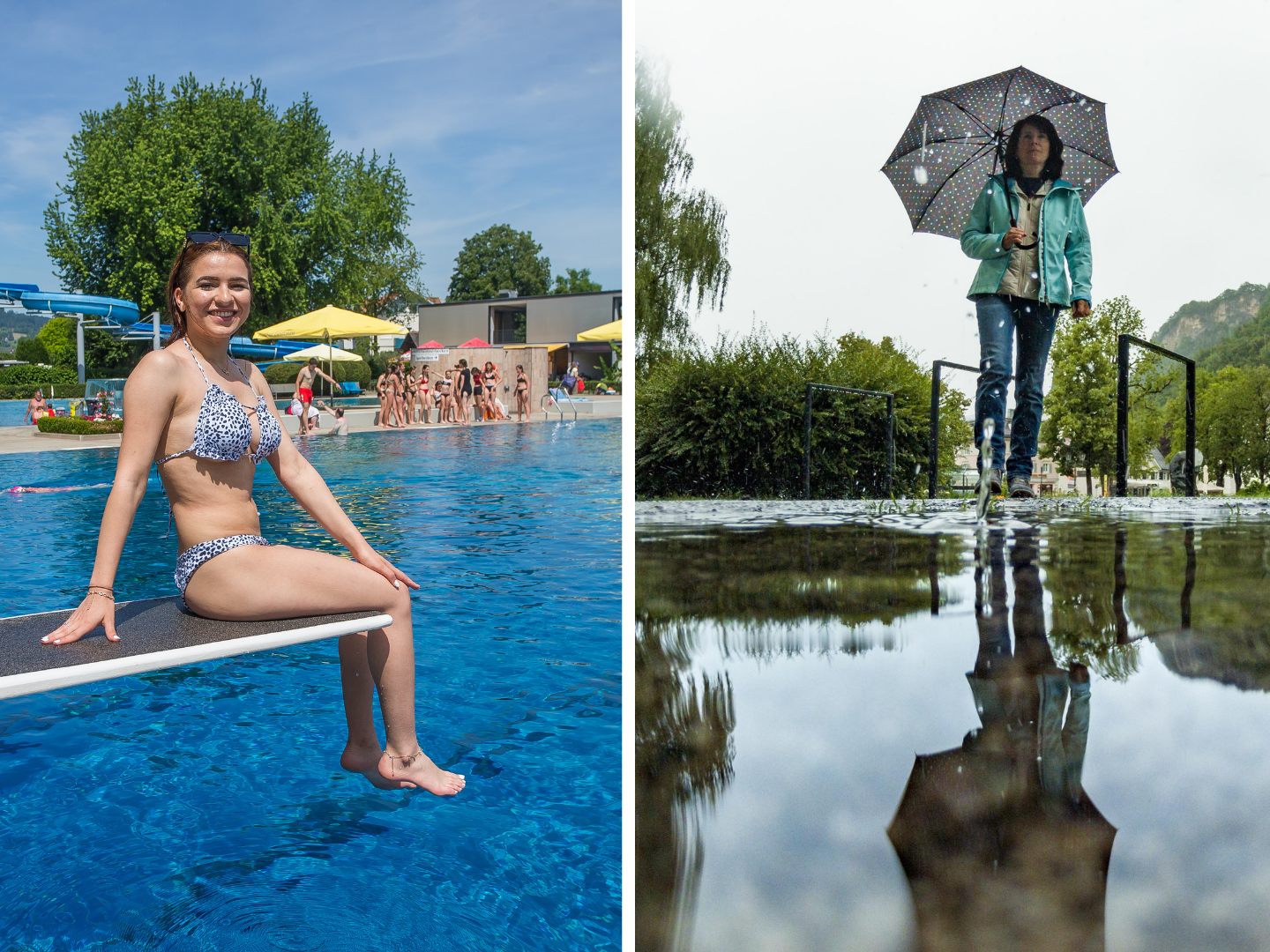 Am Dienstag noch sonnig - restliche Woche eher regnerisch.