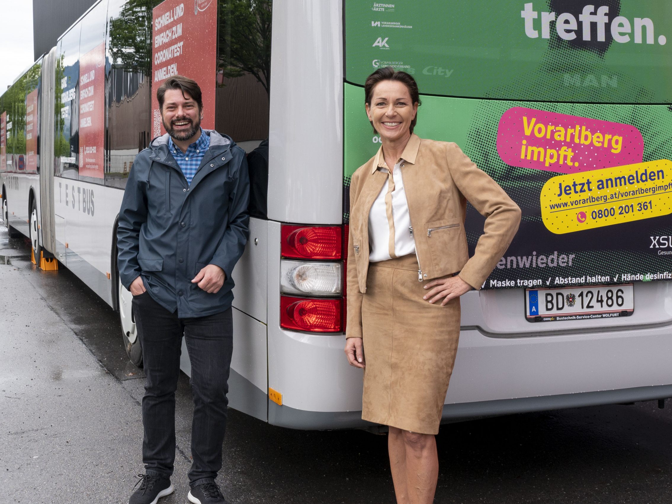 Der Impfbus macht kommende Woche gleich mehrmals Halt. Der Impfbus macht kommende Woche gleich mehrmals Halt.