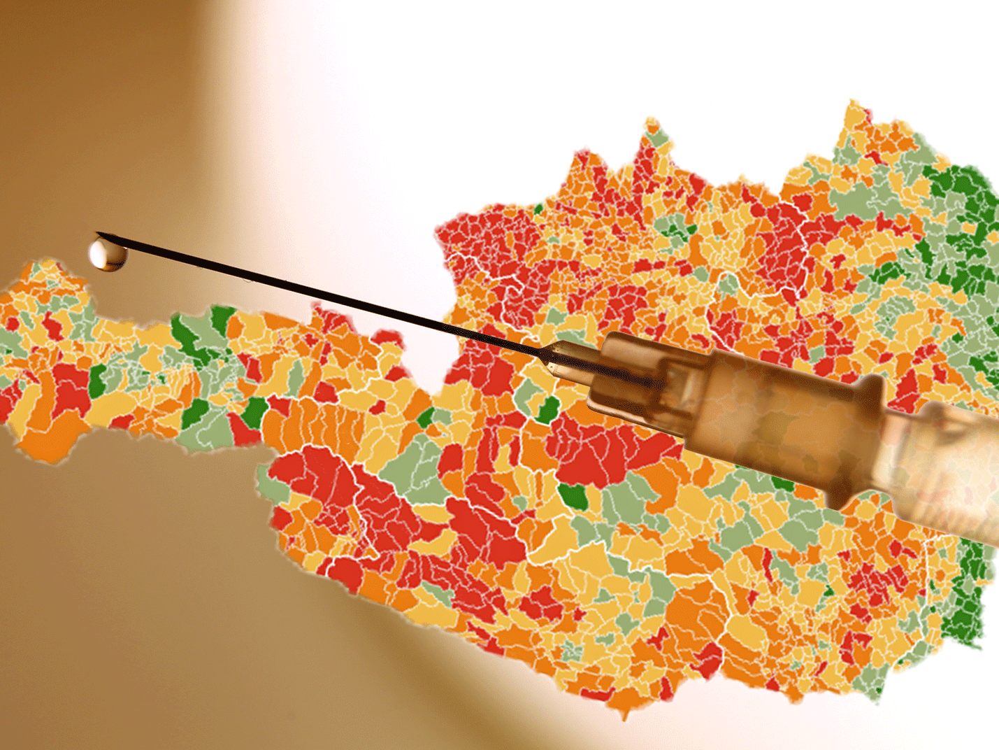 Die Impfkarte Österreichs Die Impfkarte Österreichs