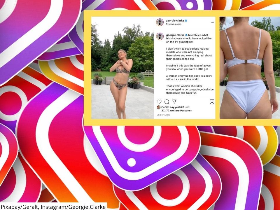 Influencerin Georgie Clarke.