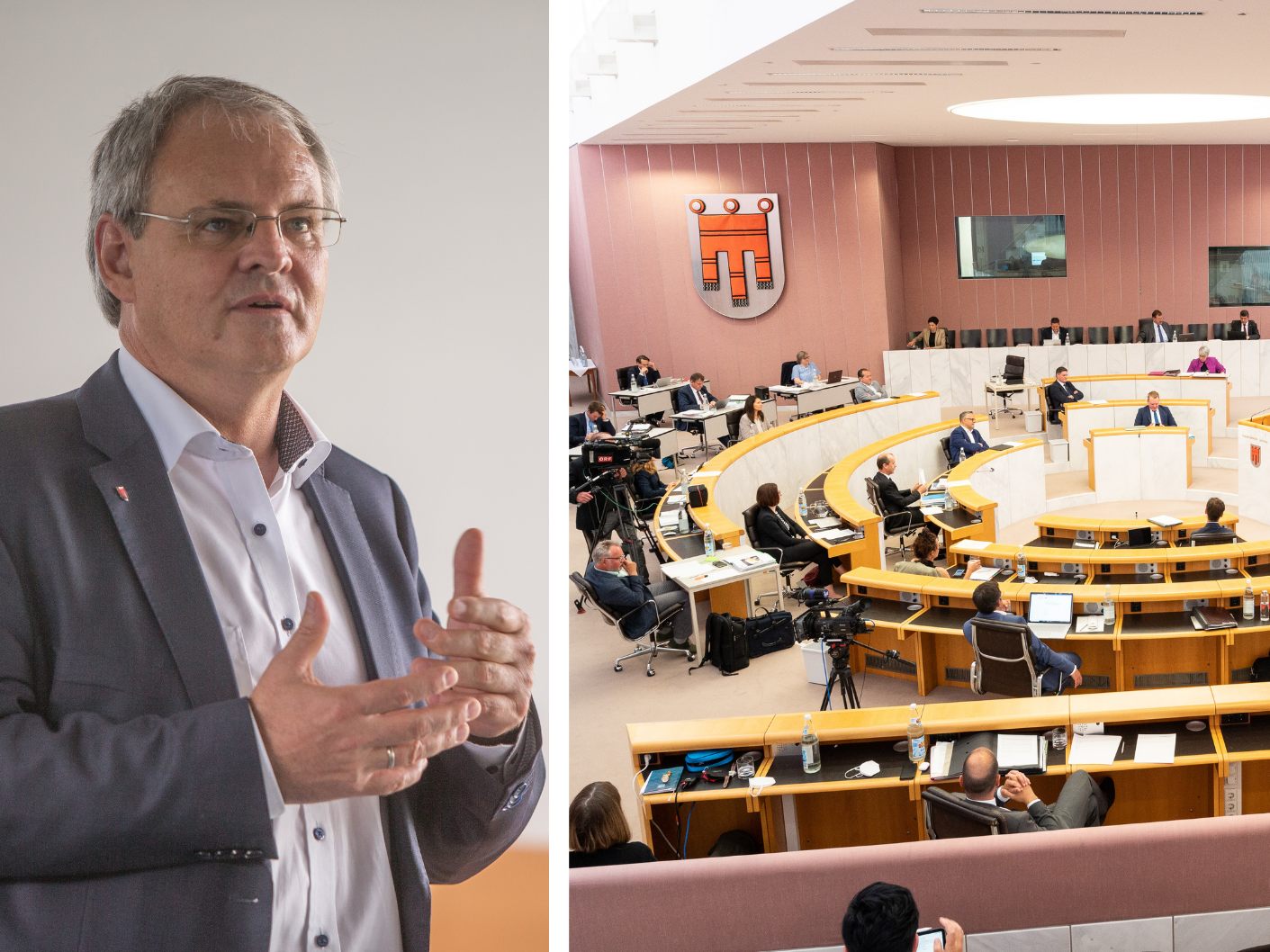 Der Landtag widmet sich dem Rechnungsabschluss.
