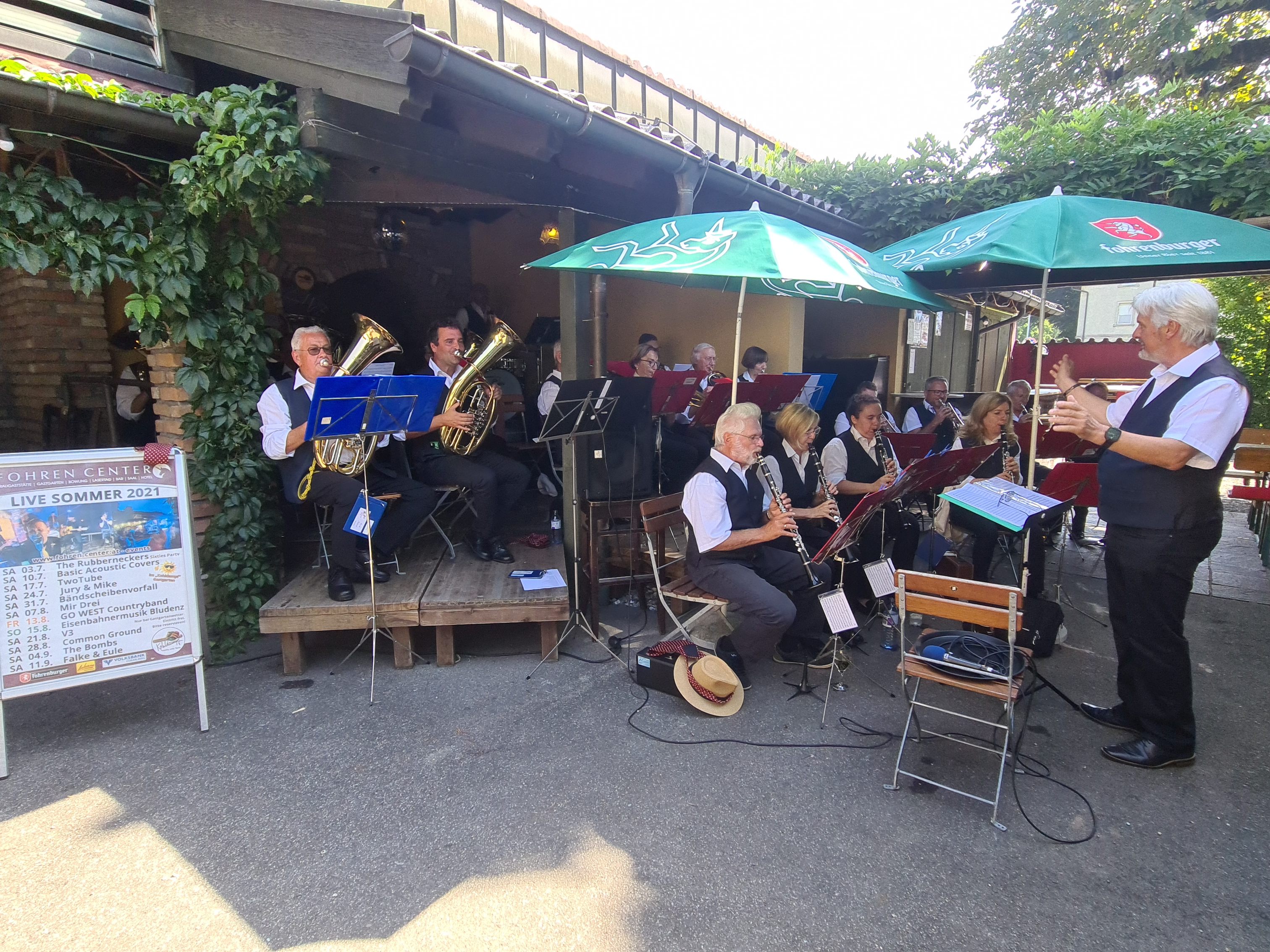 Frühschoppen der Eisenbahnermusik Bludenz