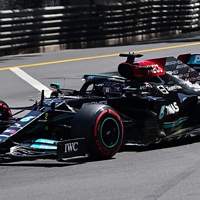 WM-Titelverteidiger Lewis Hamilton im Mercedes