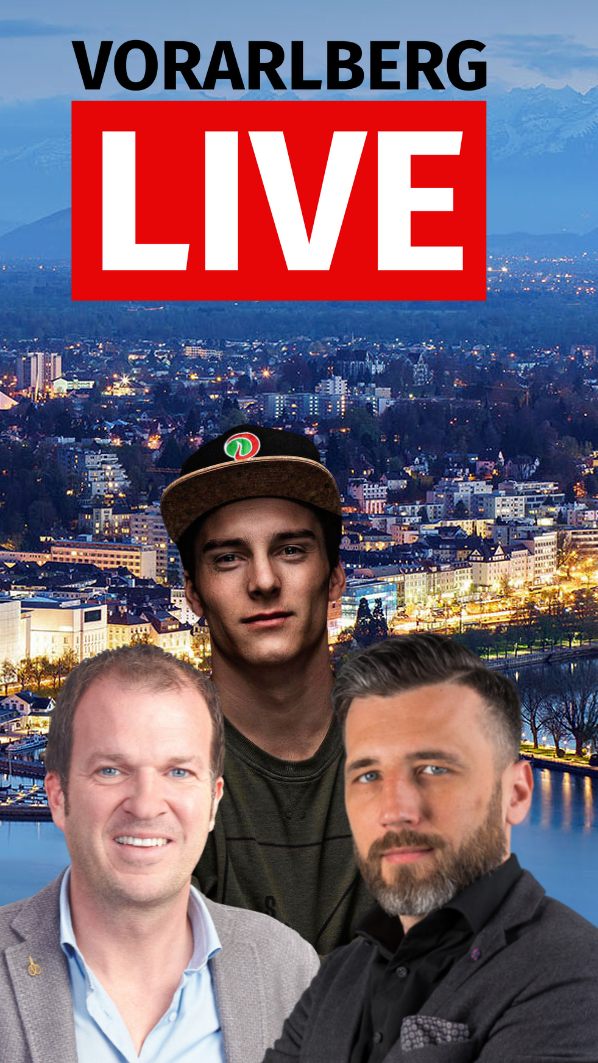 Michael Nachbaur und Elias Schwärzler bei "Vorarlberg LIVE".