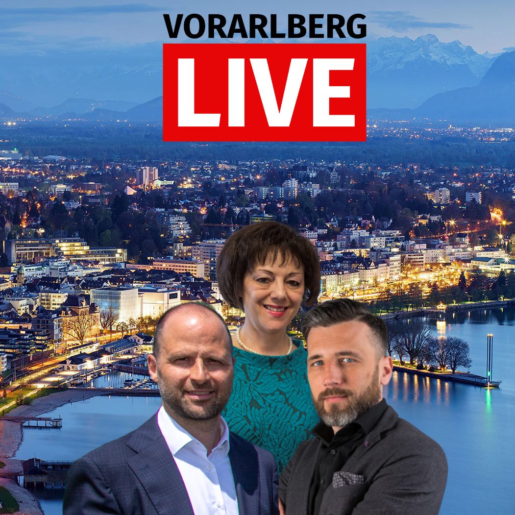 Evelyn Marte-Stefani und Marco Tittler zu Gast bei "Vorarlberg LIVE".