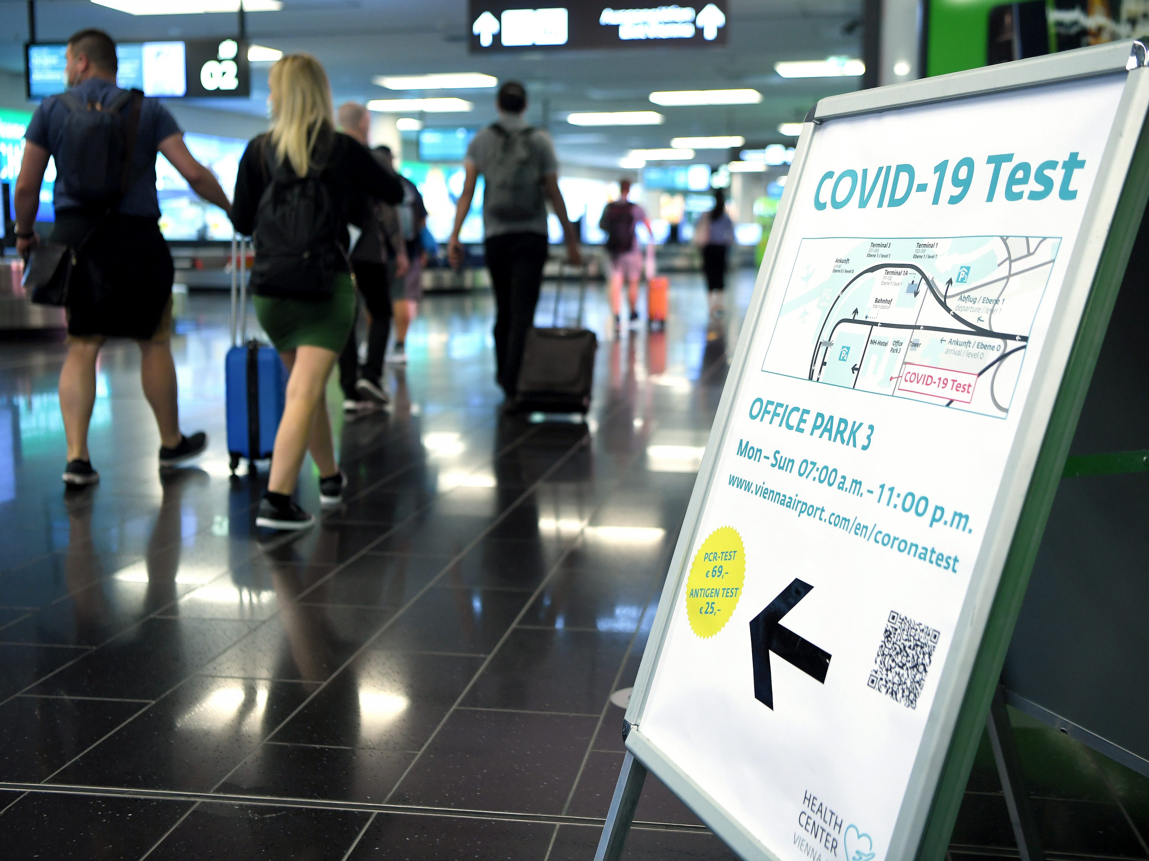 Knapop ein Fünftel der Corona-Infektionen ist in Wien auf Reisen zurückzuführen. Knapop ein Fünftel der Corona-Infektionen ist in Wien auf Reisen zurückzuführen.