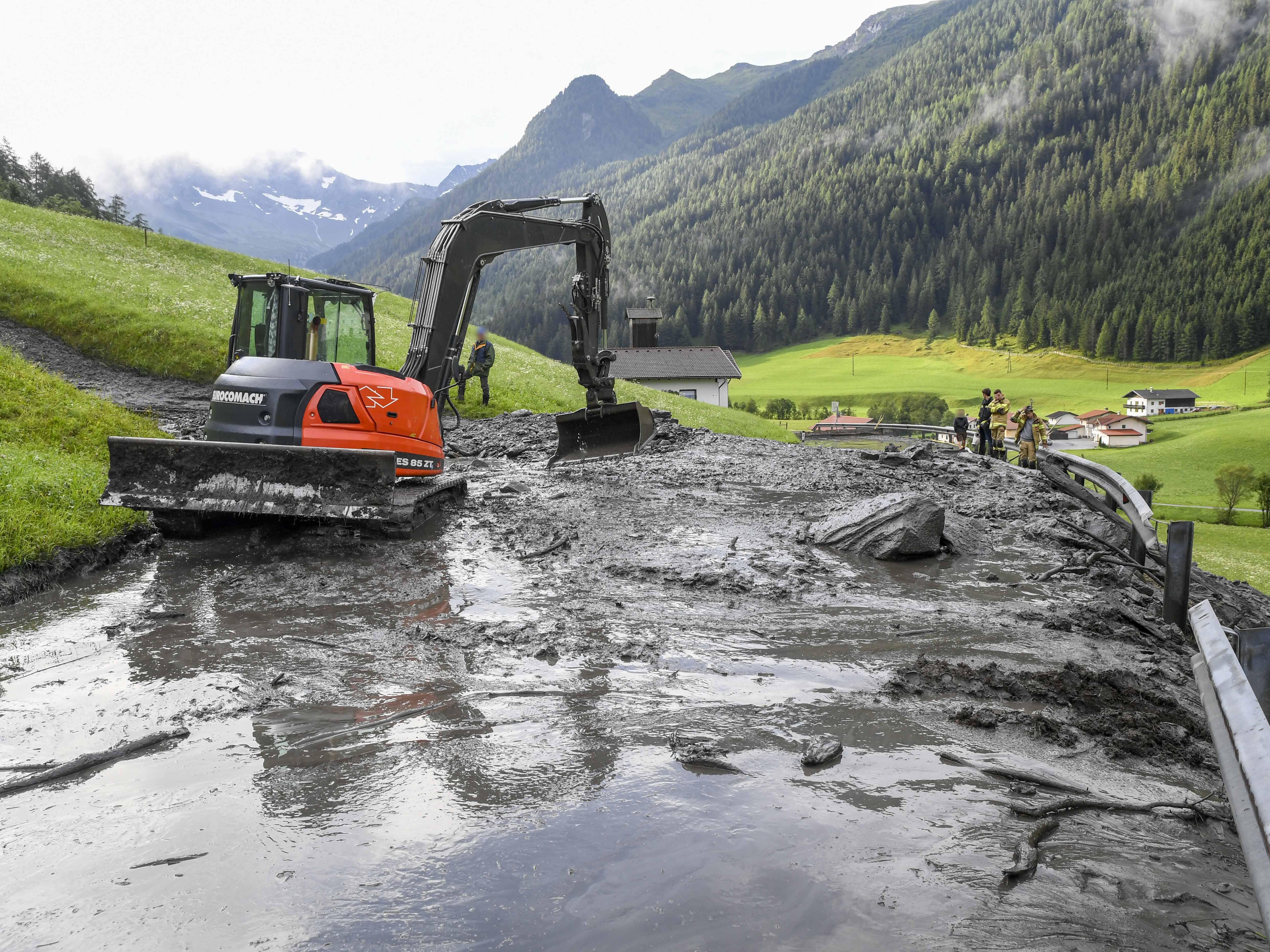 Murenabgang in Vals