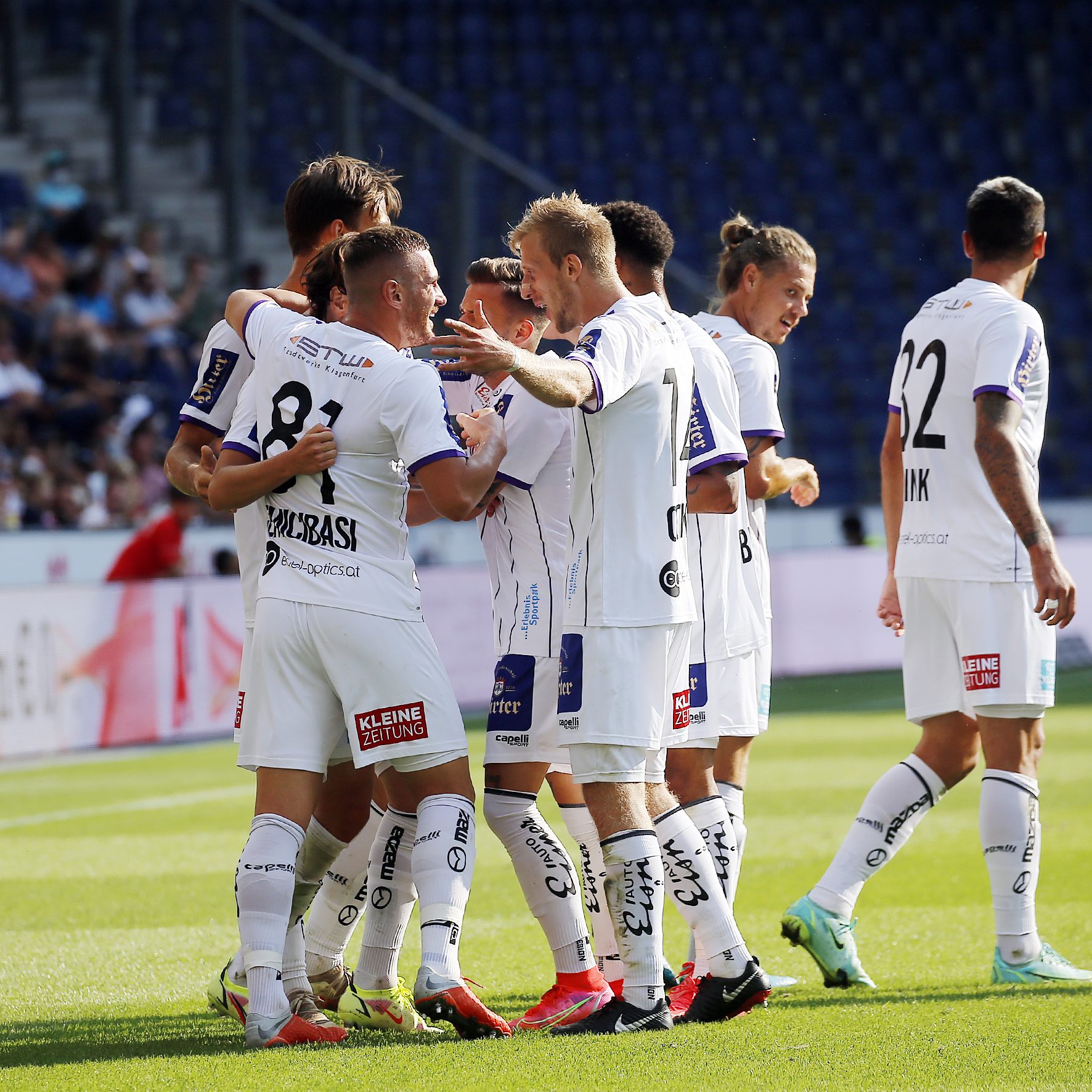 LIVE-Ticker zum Spiel Austria Klagenfurt gegen WSG Tirol ab 17 Uhr.