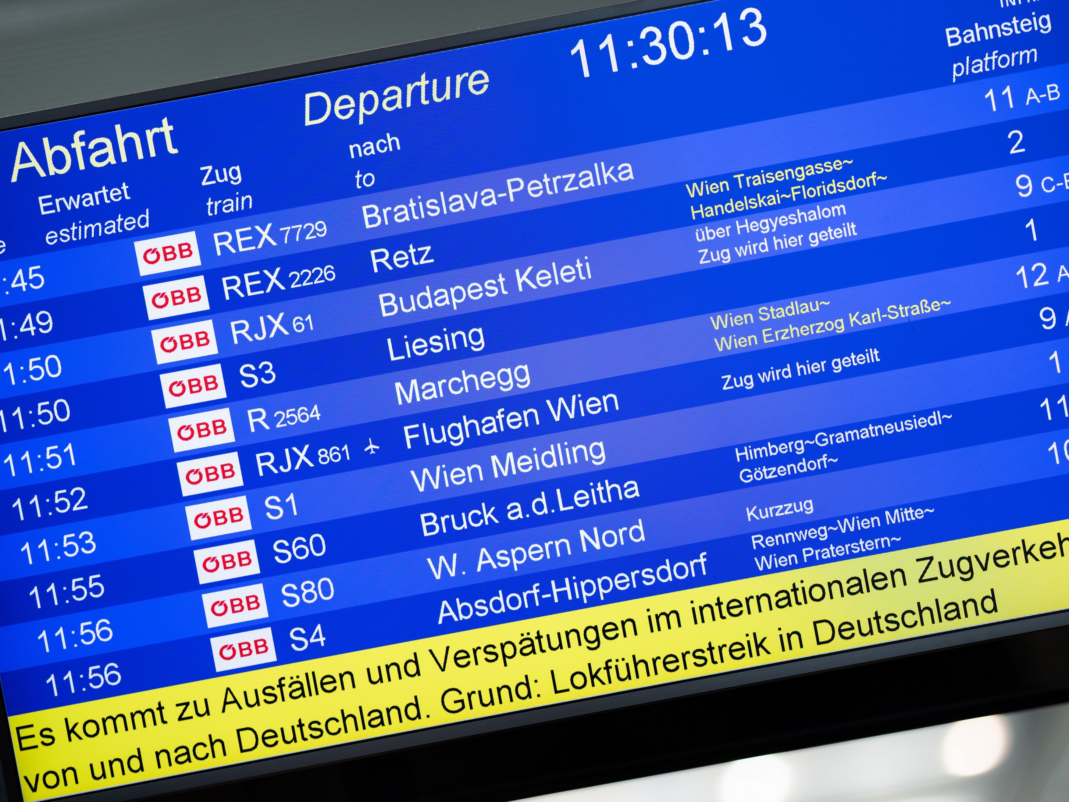 Streik der Lokführer der Deutschen Bahn endet am Freitag.
