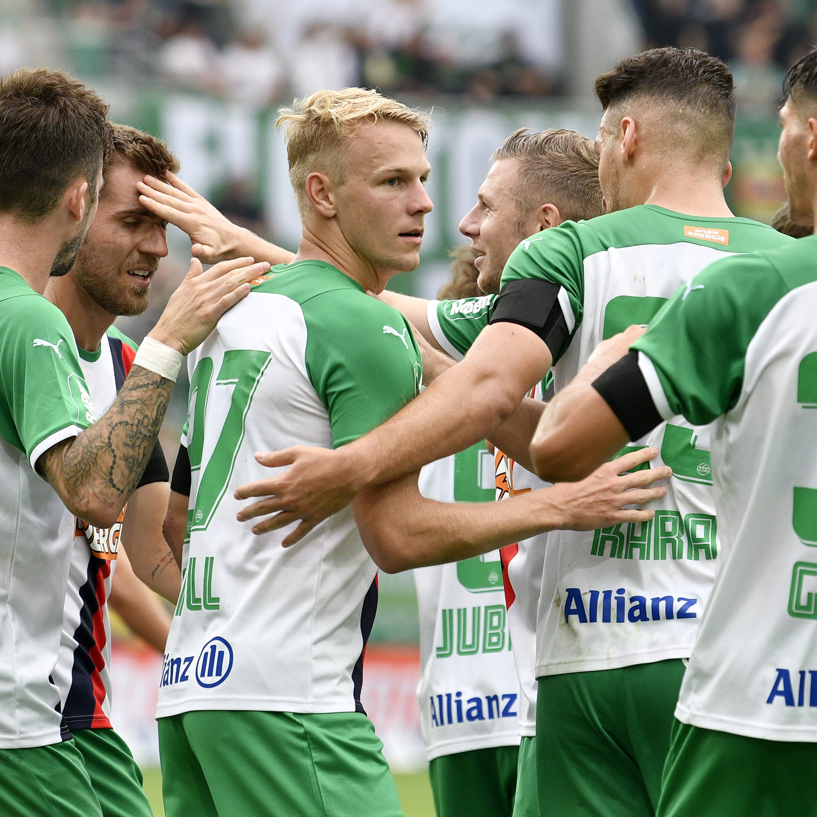 Rapid in Europa League gegen West Ham, Dinamo Zagreb, Genk