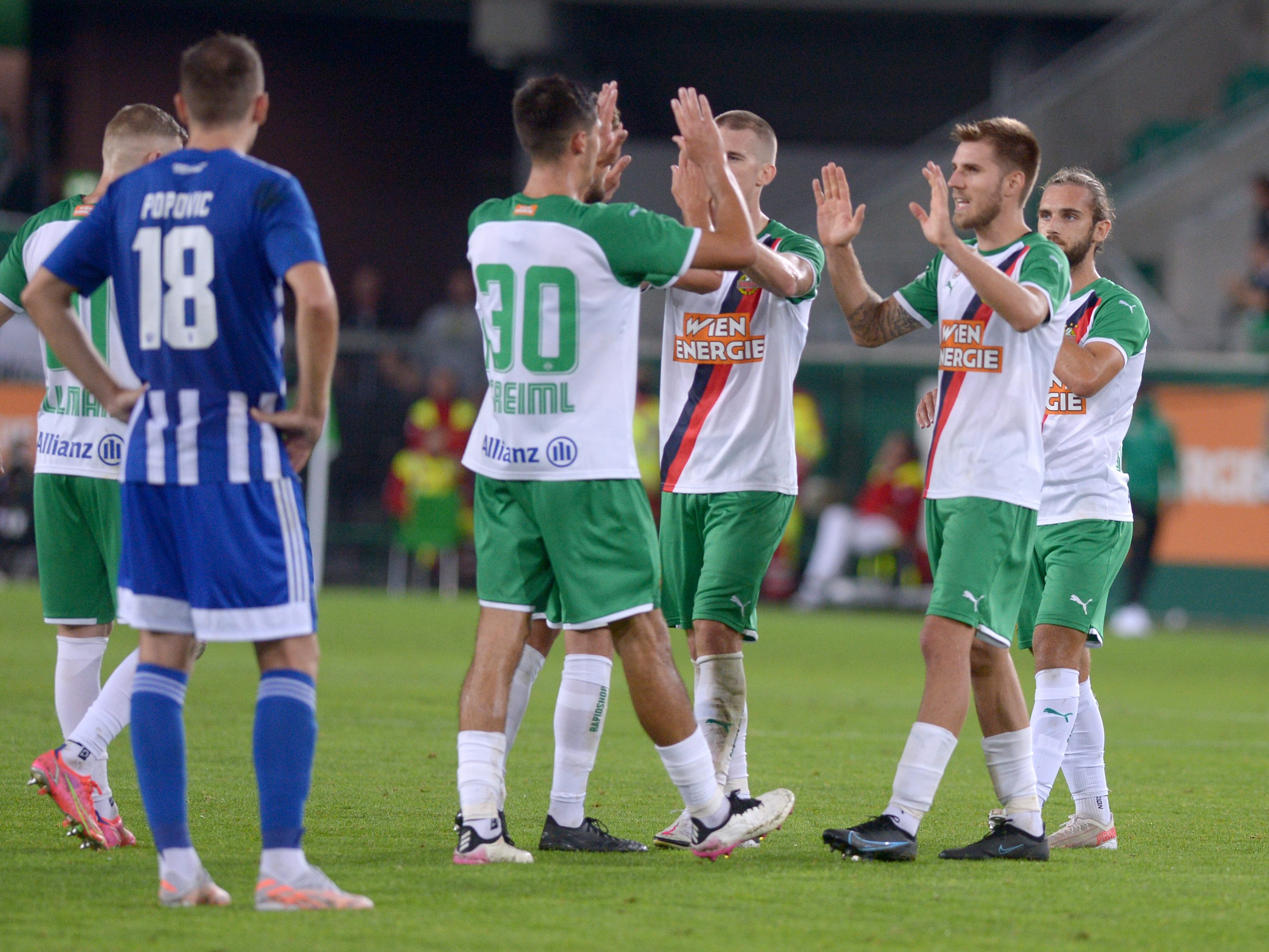 Rapid Wien hat Heft vor EL-Quali-Rückspiel auf Zypern in der Hand Rapid Wien hat Heft vor EL-Quali-Rückspiel auf Zypern in der Hand