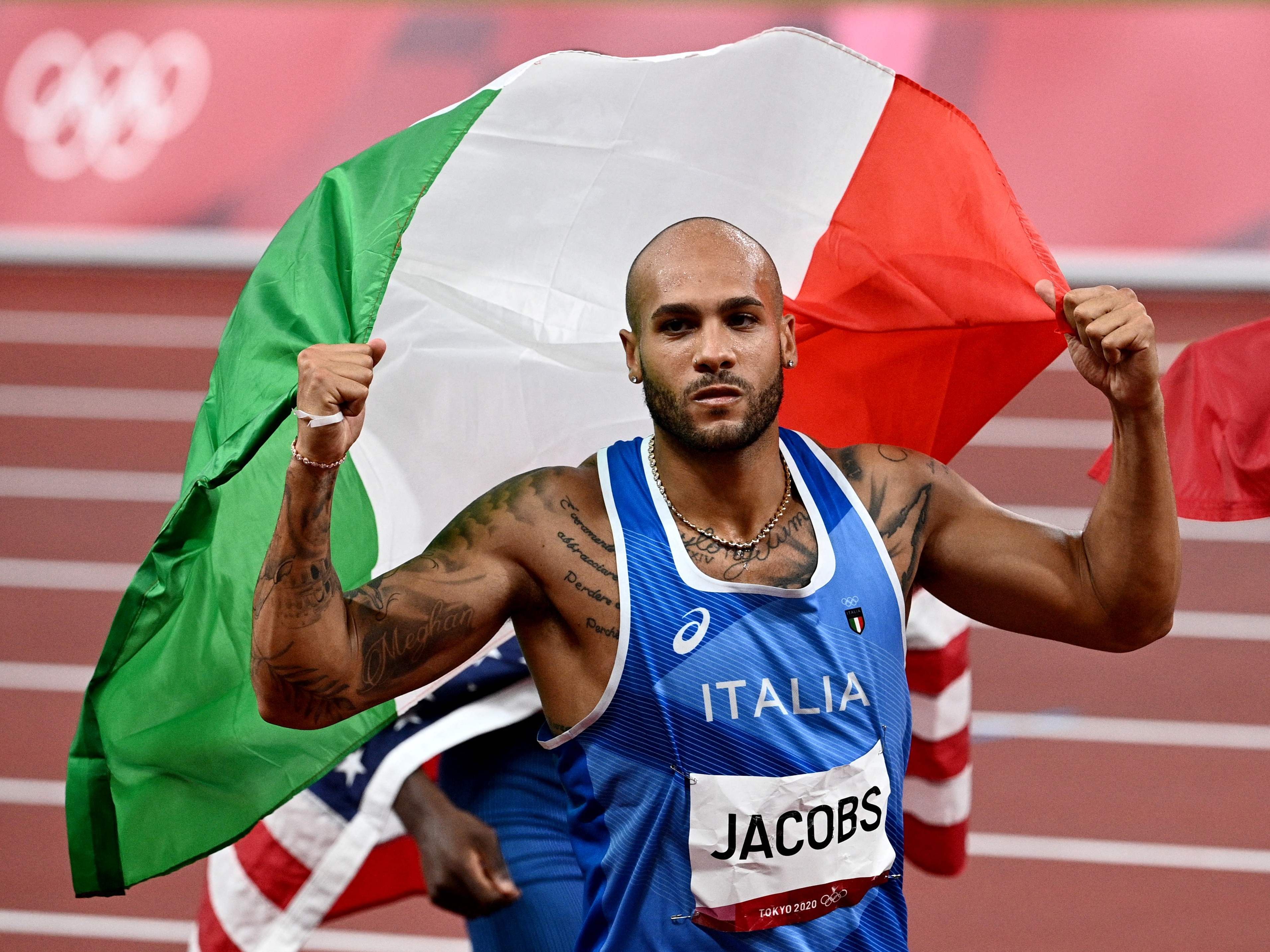 Italiener Jacobs siegte im 100 m Sprint der Männer in 9,80.