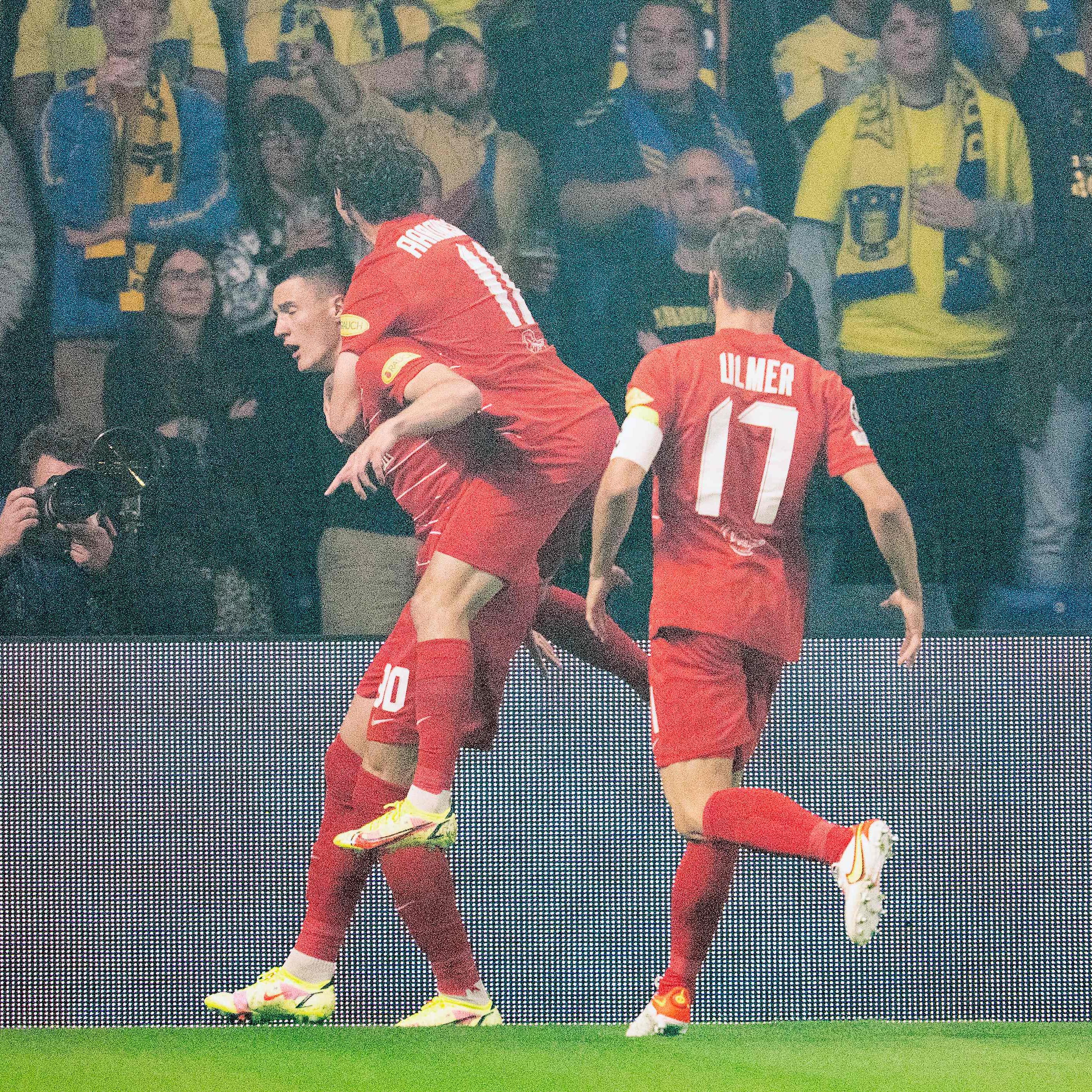 Die Salzburger durften früh in der Partie gleich zweimal jubeln.