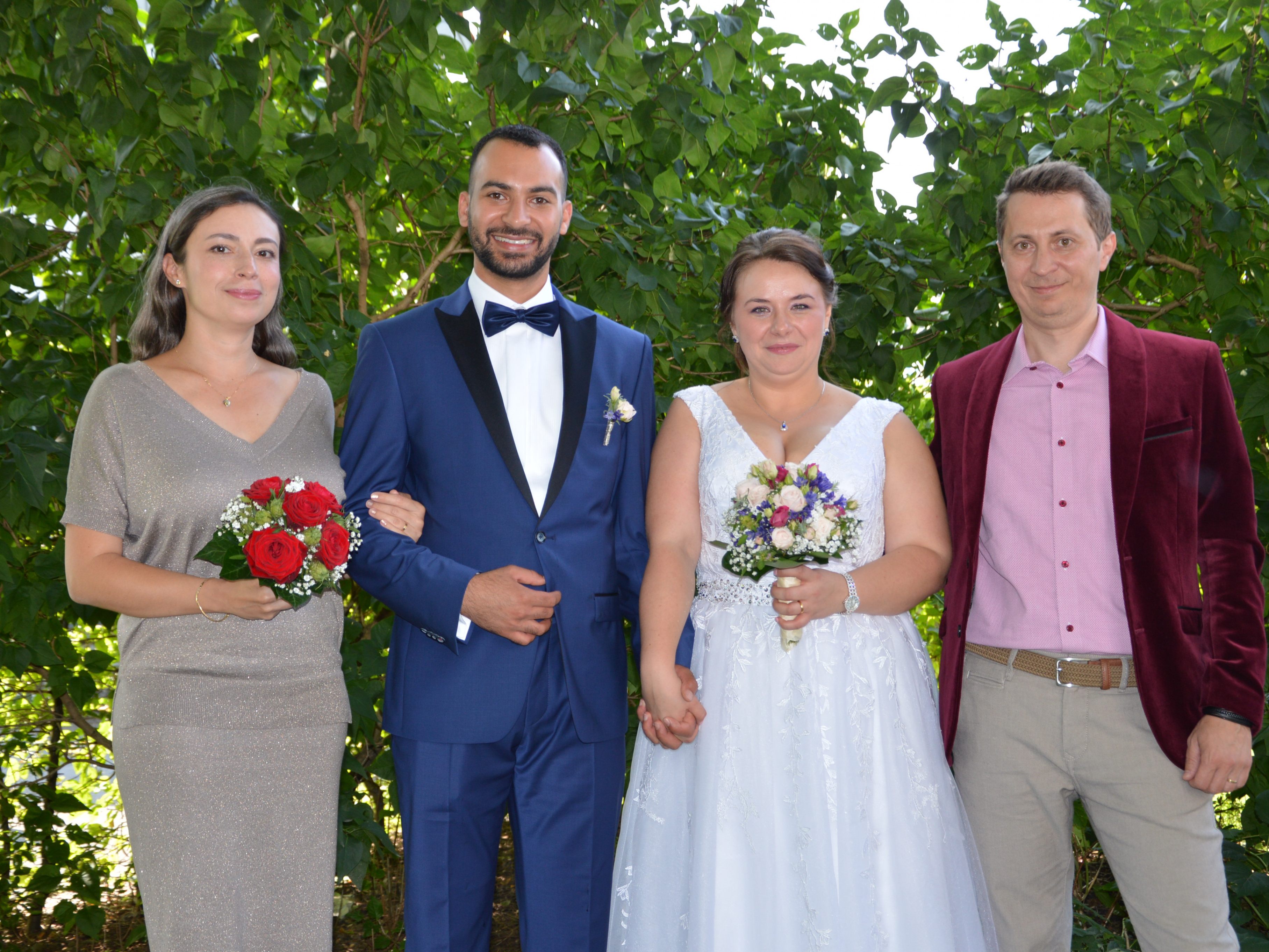 Akram Juma Salim Huwaishal Al-Yaaqoubi und Laura Canov haben geheiratet