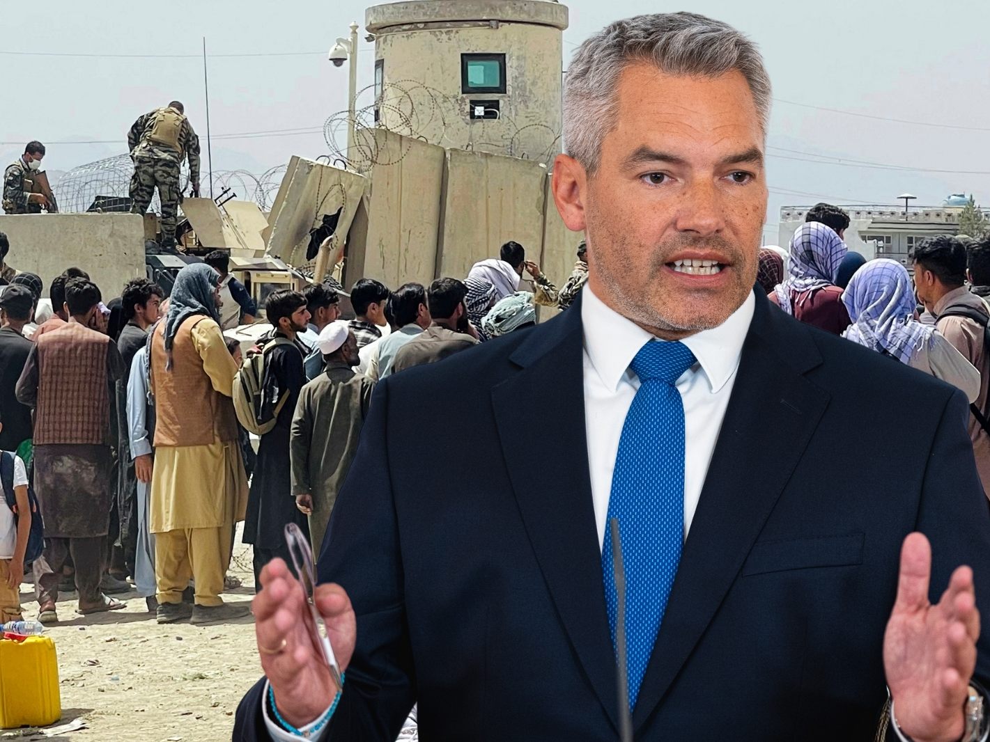 Österreich ist dafür, einem möglichen Zustrom an Flüchtlingen aus Afghanistan durch Hilfe vor Ort und Abschiebezentren in der Nachbarregion Afghanistans zu begegnen. Österreich ist dafür, einem möglichen Zustrom an Flüchtlingen aus Afghanistan durch Hilfe vor Ort und Abschiebezentren in der Nachbarregion Afghanistans zu begegnen.