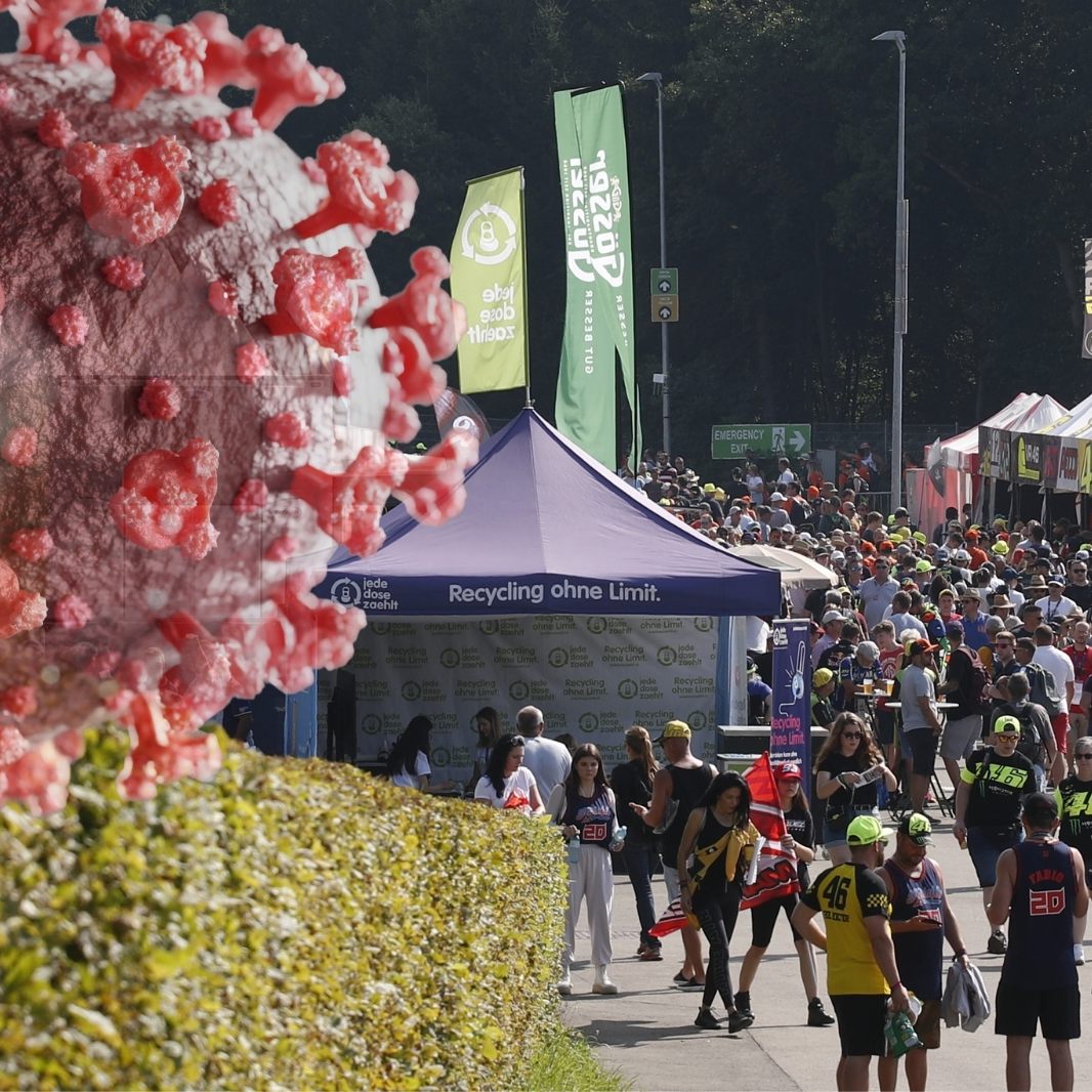 Ein Besucher des Motorrad-Events vom vergangenen Wochenende ist einige Tage später an Corona erkrankt.