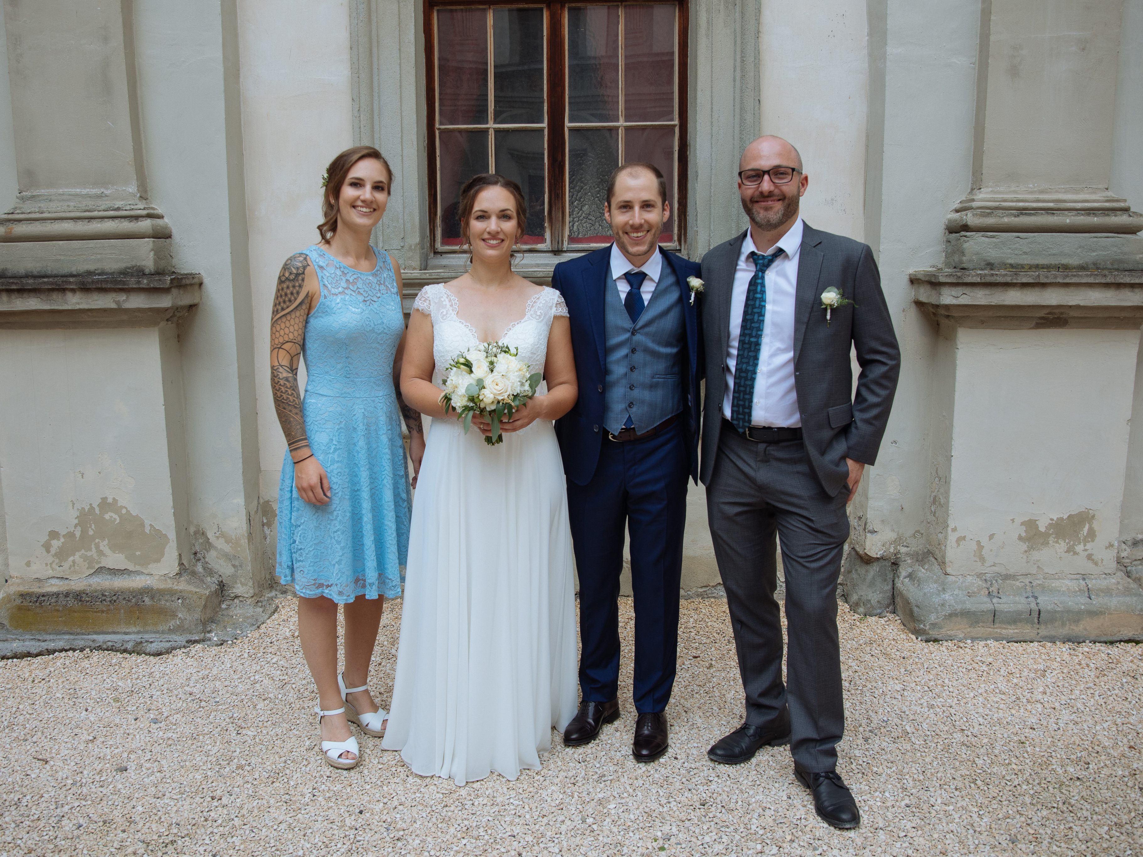 Eva und Matthias haben sich getraut.