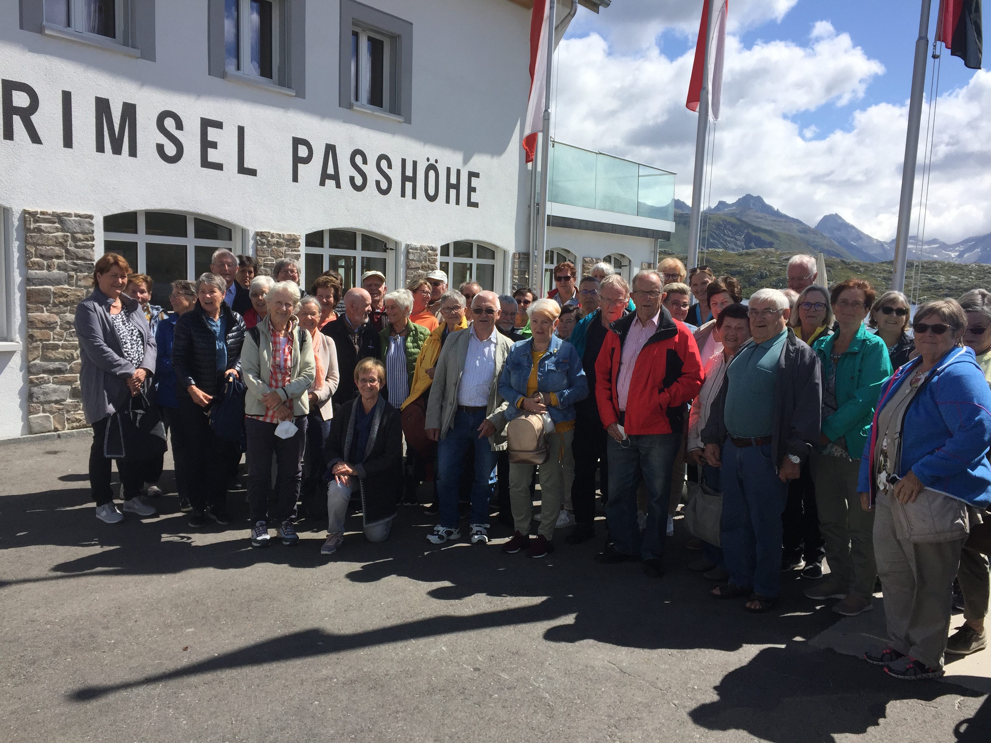 Gruppenbild auf dem Grimselpass