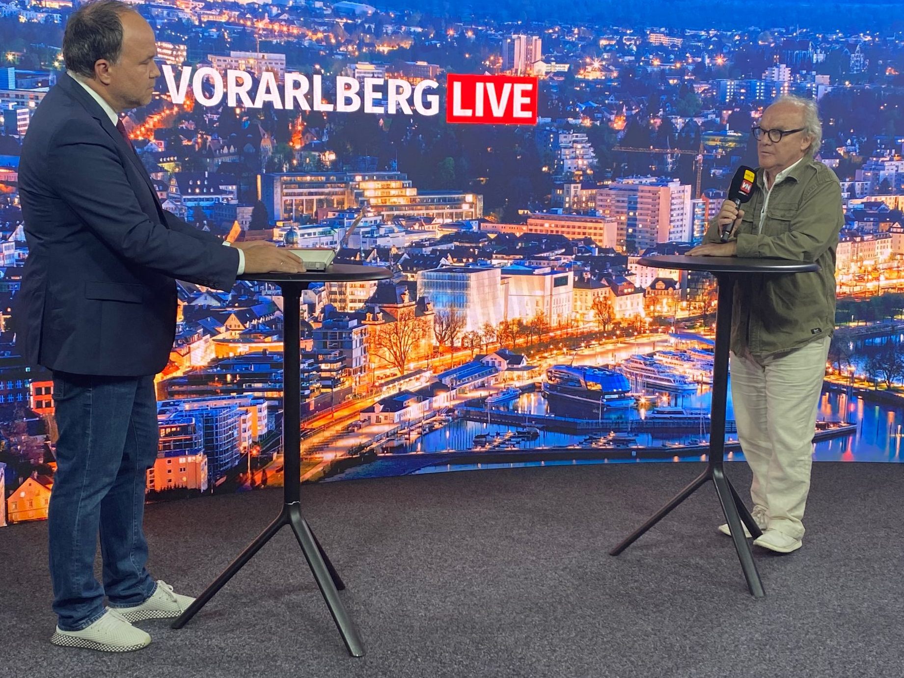 Autor Michael Köhlmeier zu Gast bei "Vorarlberg LIVE". Autor Michael Köhlmeier zu Gast bei "Vorarlberg LIVE".
