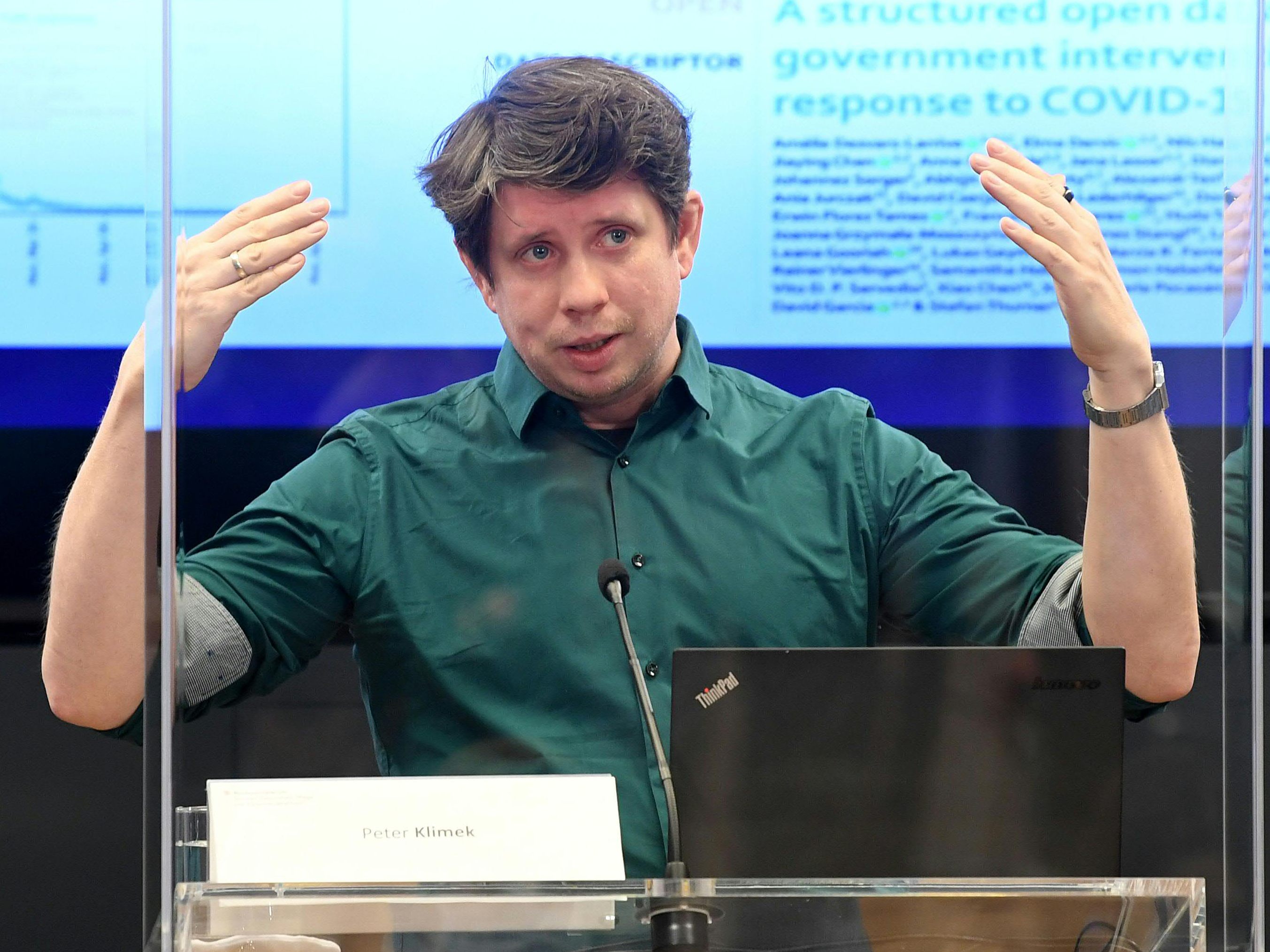 Peter Klimek vom Complexity Science Hub Vienna (CSH).