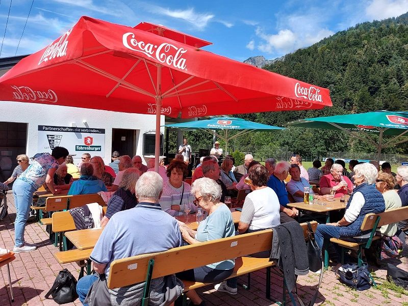 Die Vandanser Pensionisten grillten für ihre Mitglieder