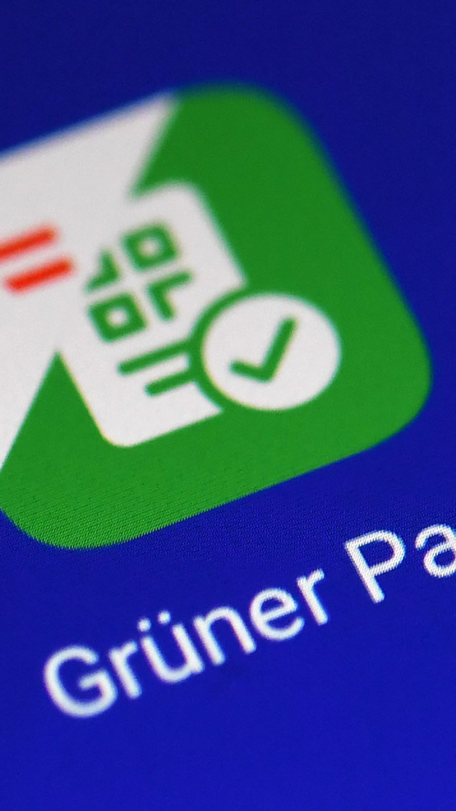 Die Grüner Pass App hat ein Update erhalten.