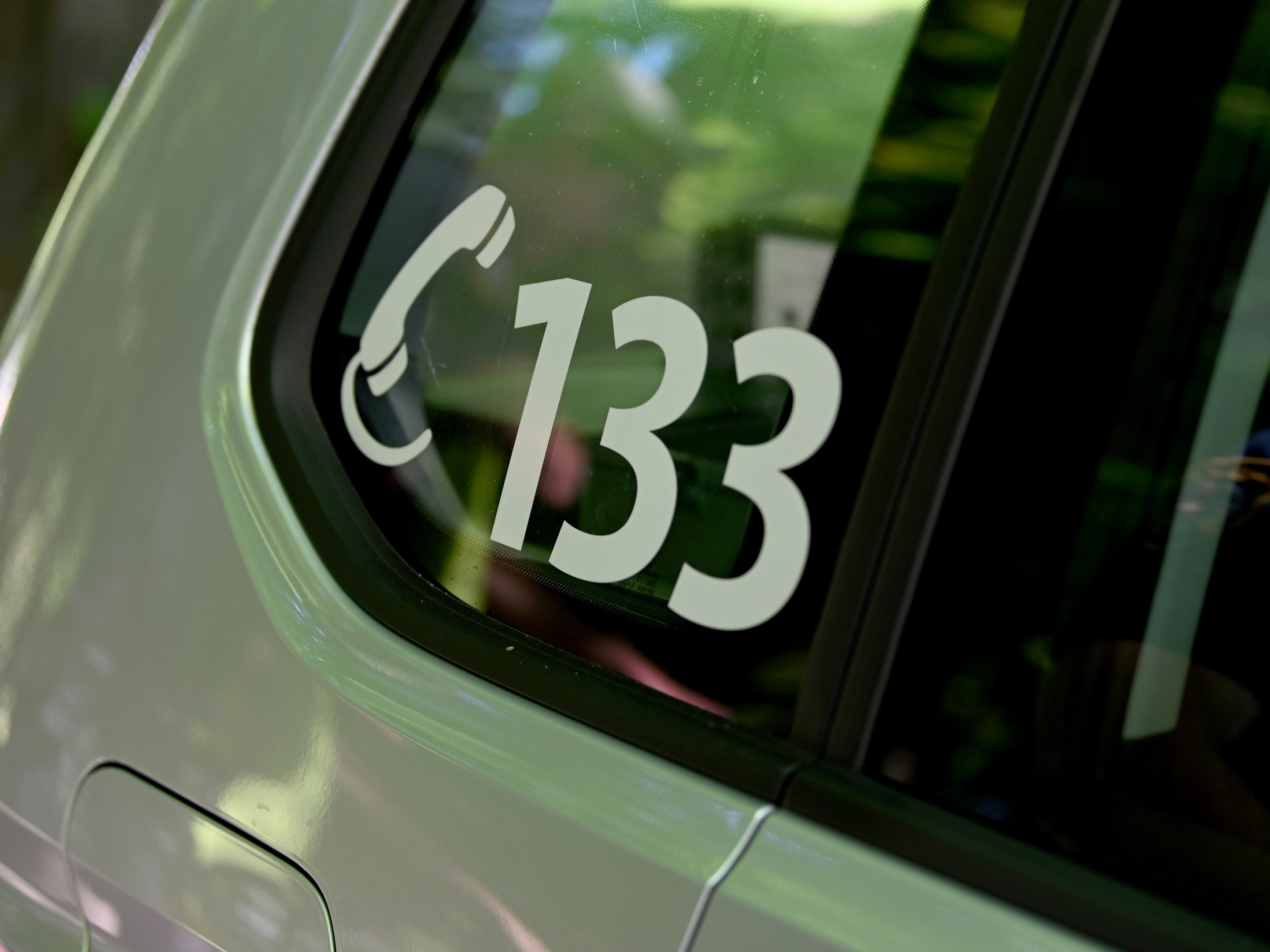 Die Polizei nahm den Mann fest.