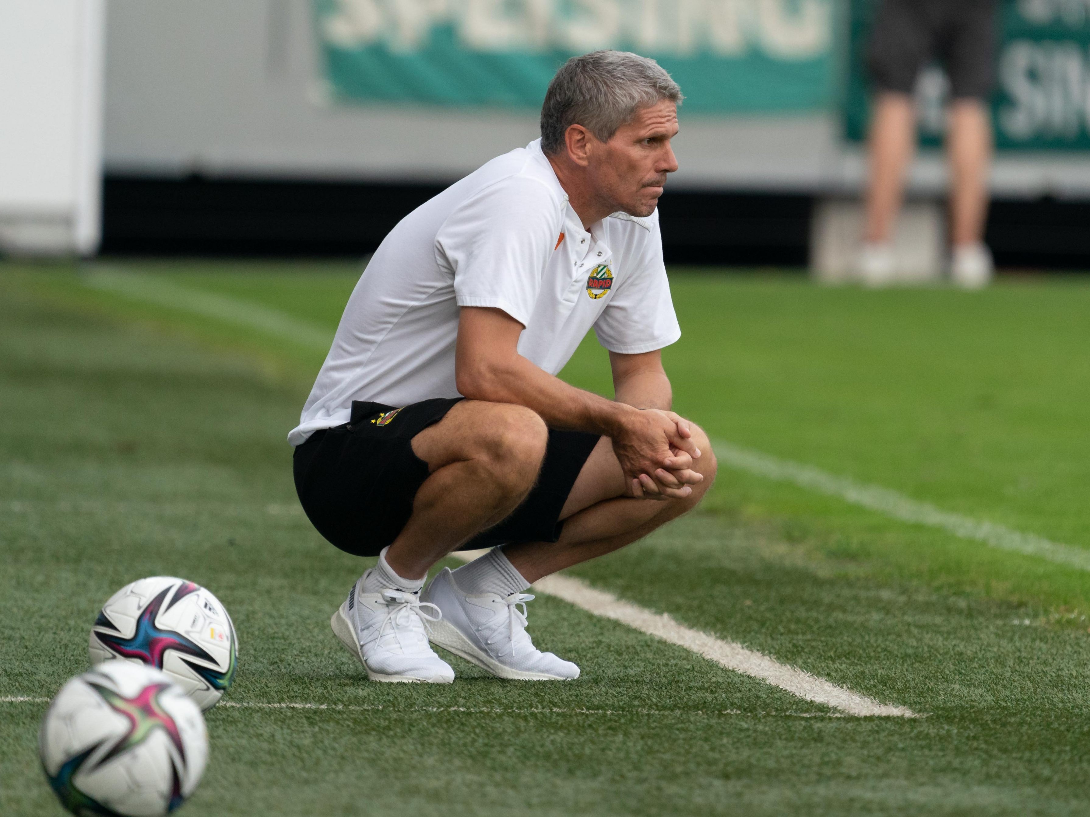 Rapid-Trainer Kühbauer war mit der Leistung seiner Mannschaft nicht zufrieden.