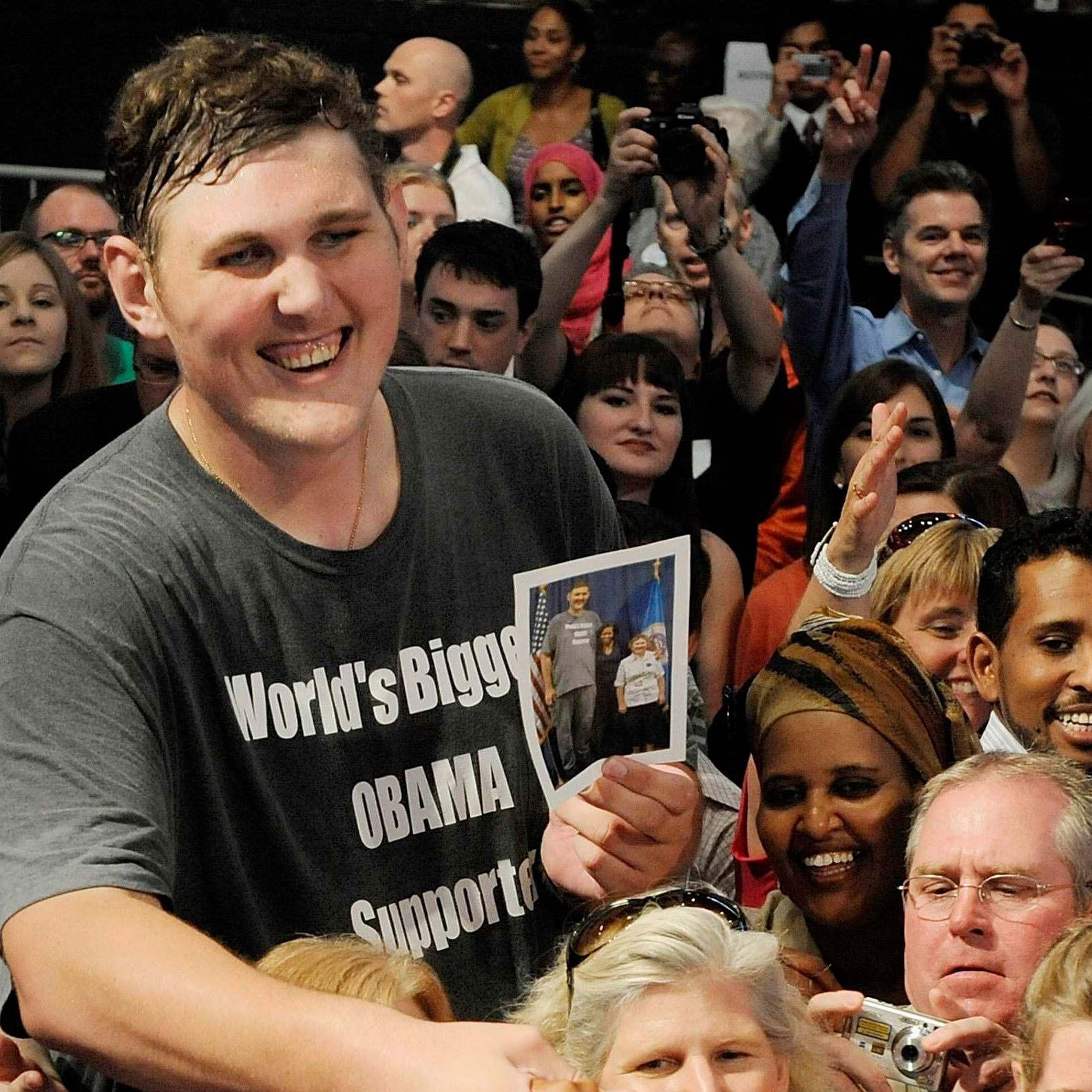 Igor Vovkovinskiy war 2,35 Meter groß - und ein leidenschaftlicher Unterstützer von Ex-US-Präsident Obama