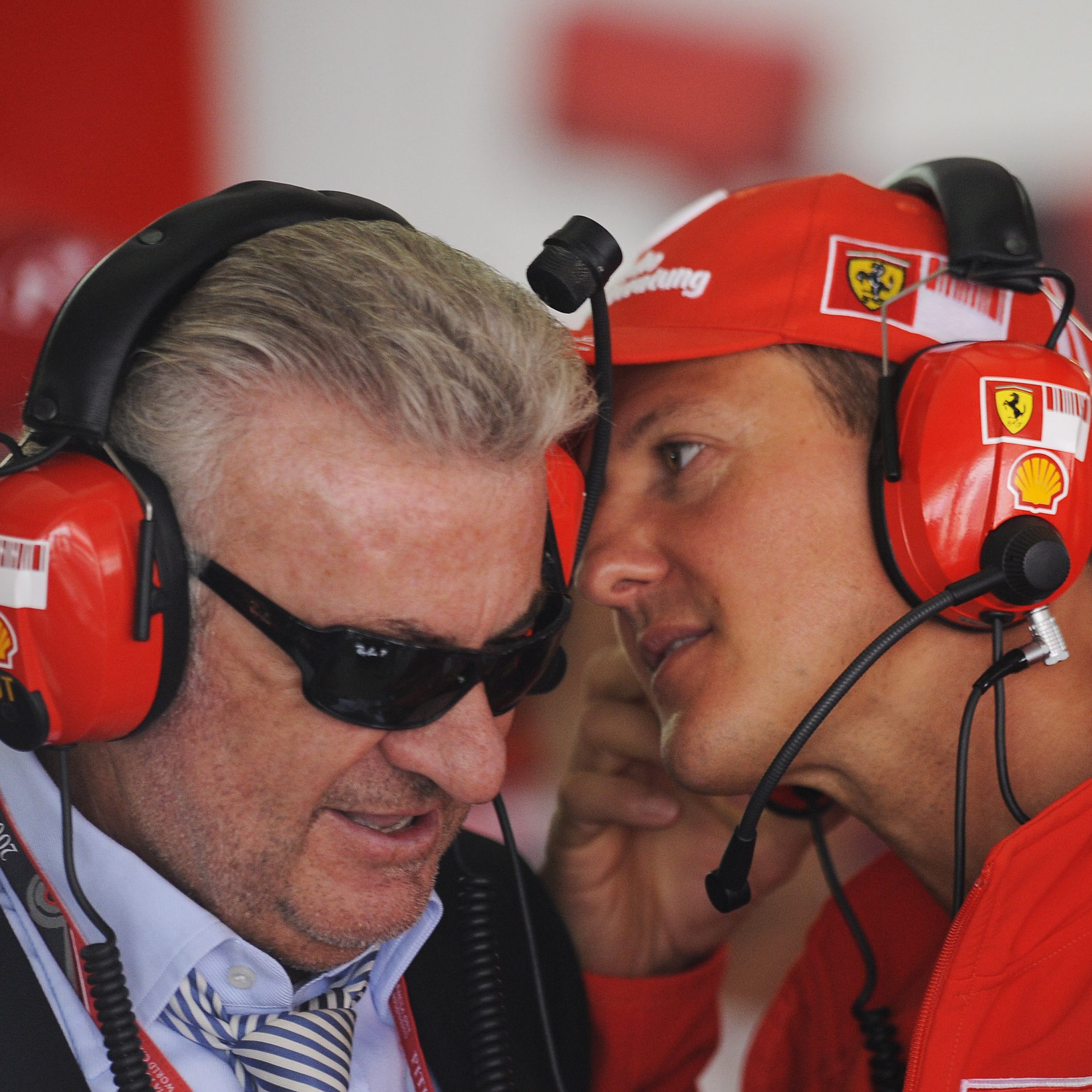 Archivbild: Weber mit Schumacher.