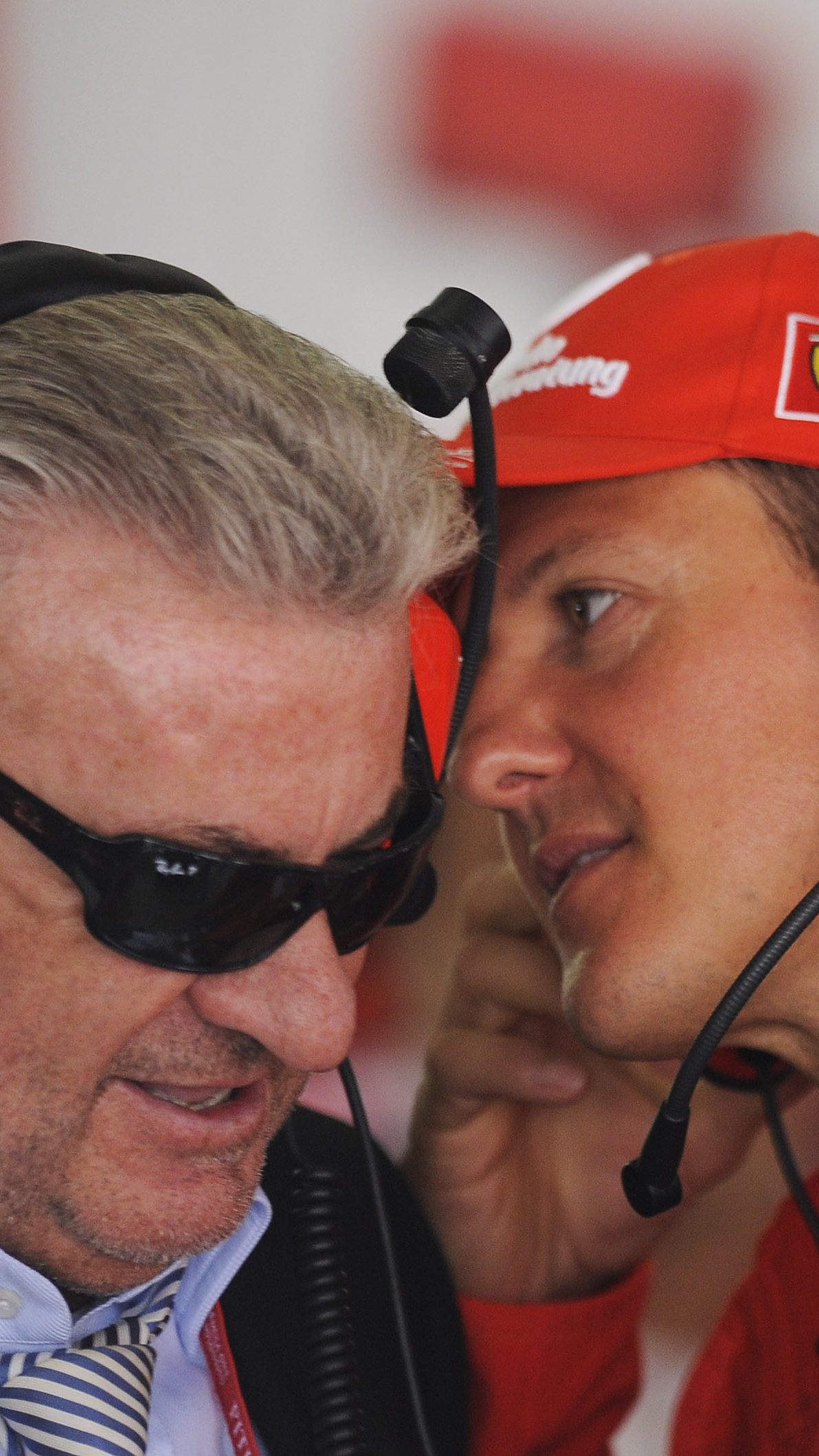 Archivbild: Weber mit Schumacher.