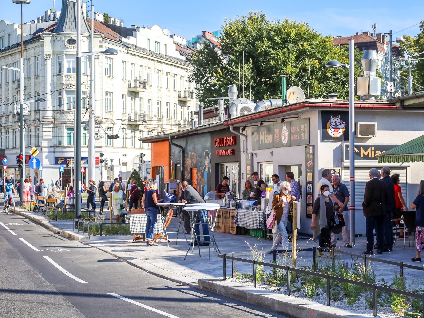 Das Gersthofer Platzl in Währing wurde in den letzten Monaten attraktiviert und zu einem neuen Grätzlzentrum ausgebaut.